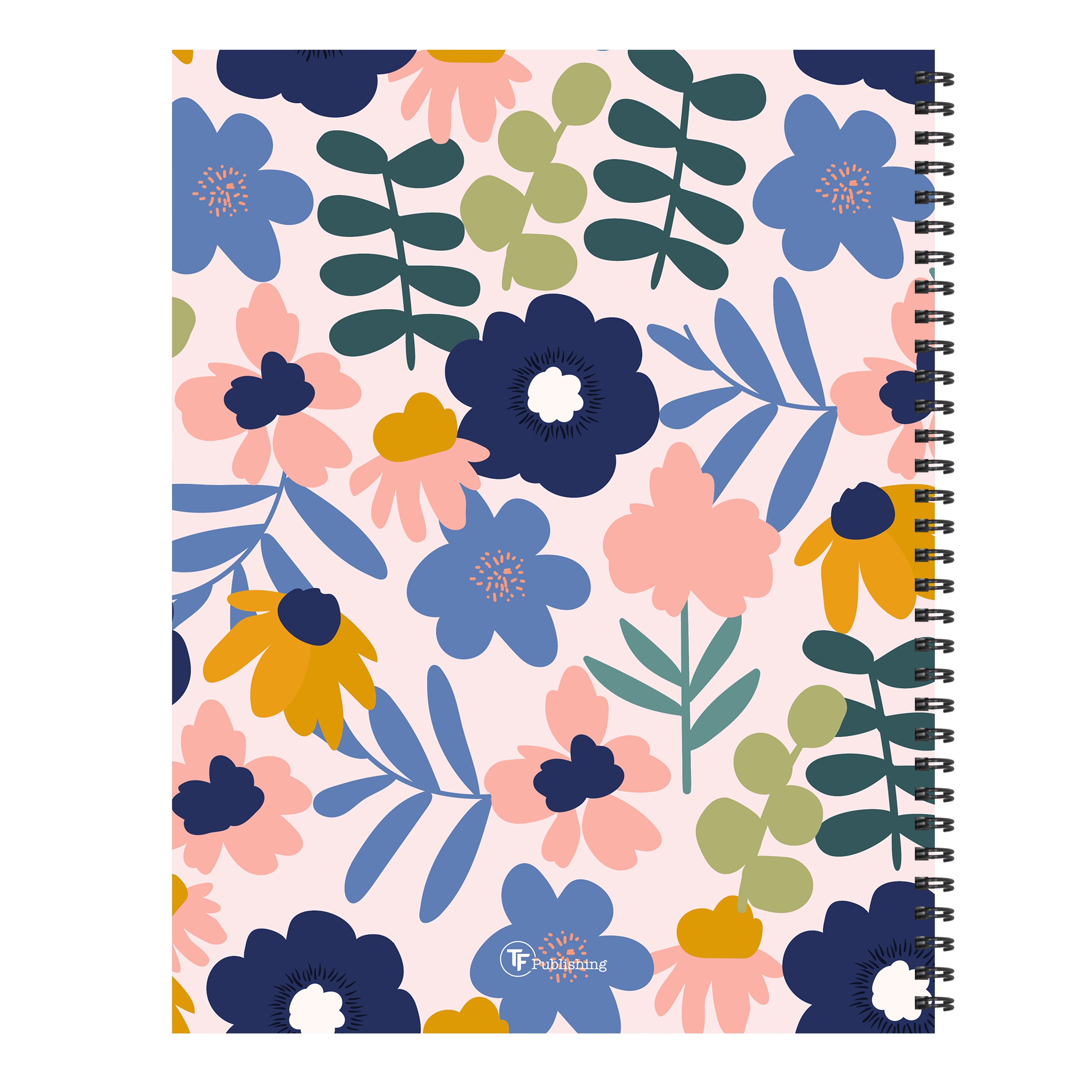 July 2024 - June 2025 Pink Petals Teacher and Home School Lesson Planning Book - Large Weekly & Monthly Academic Year Diary/Planner