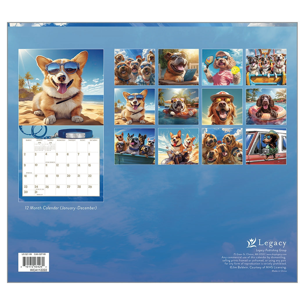 2027 The Good Life - Deluxe Wall Calendar by Jim Baldwin