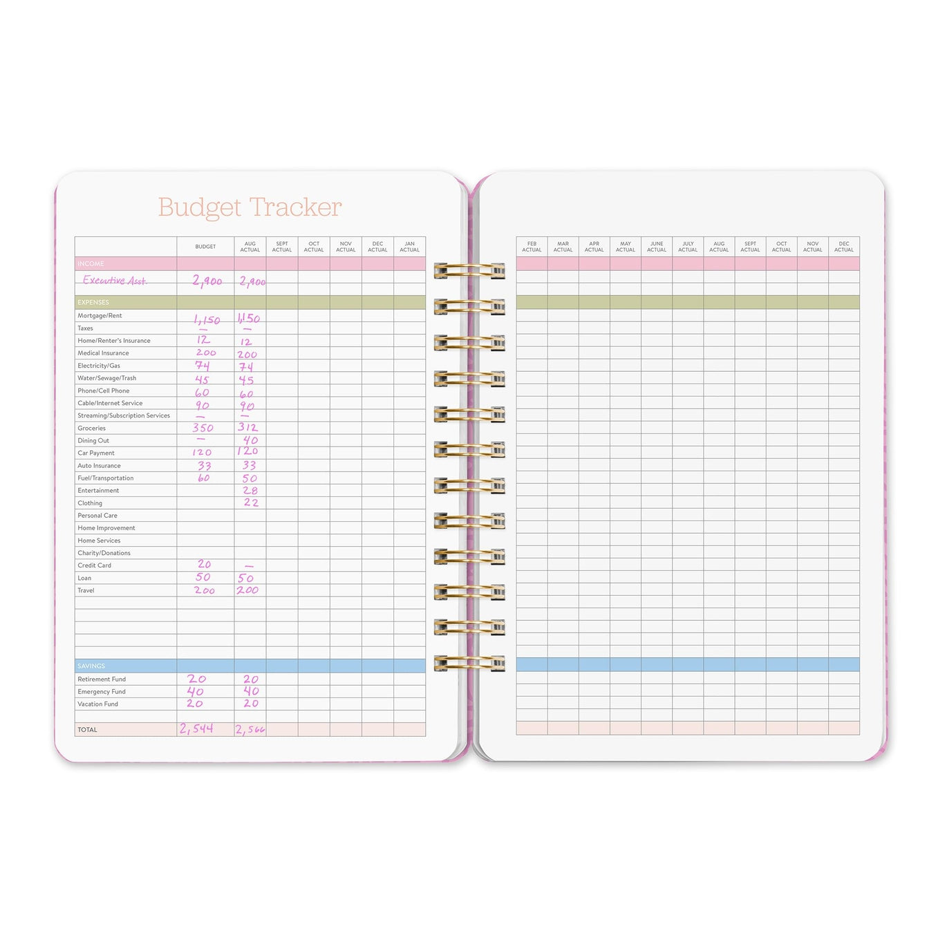 2026 Catching Color Do It All - 17-Month Monthly & Weekly Diary/Planner