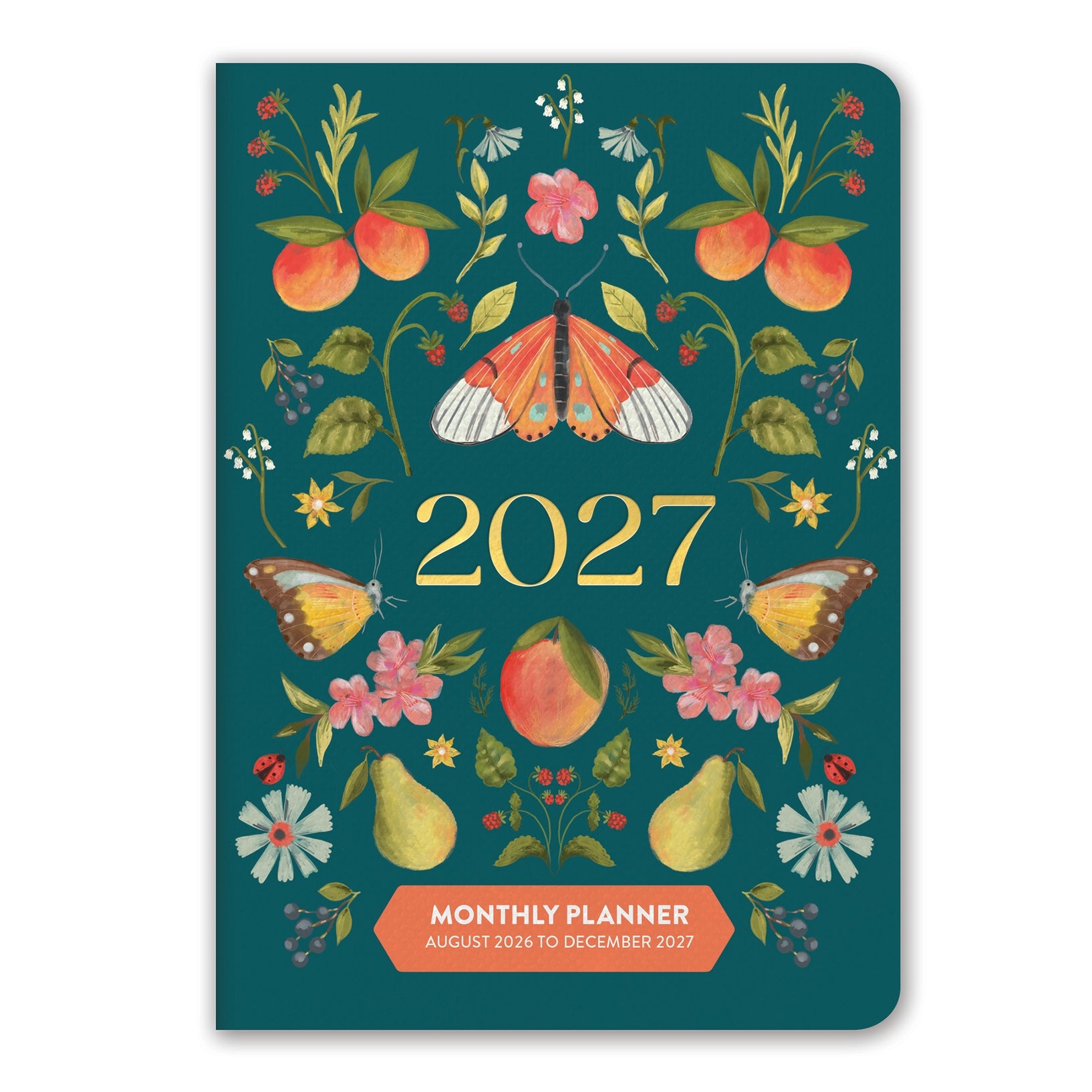 2027 Fruit & Flora - 17-Month Monthly Pocket Diary/Planner