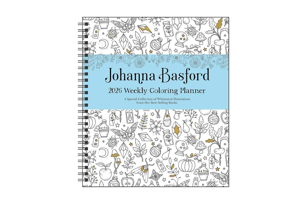2026 Johanna Basford Coloring - Weekly Diary/Planner