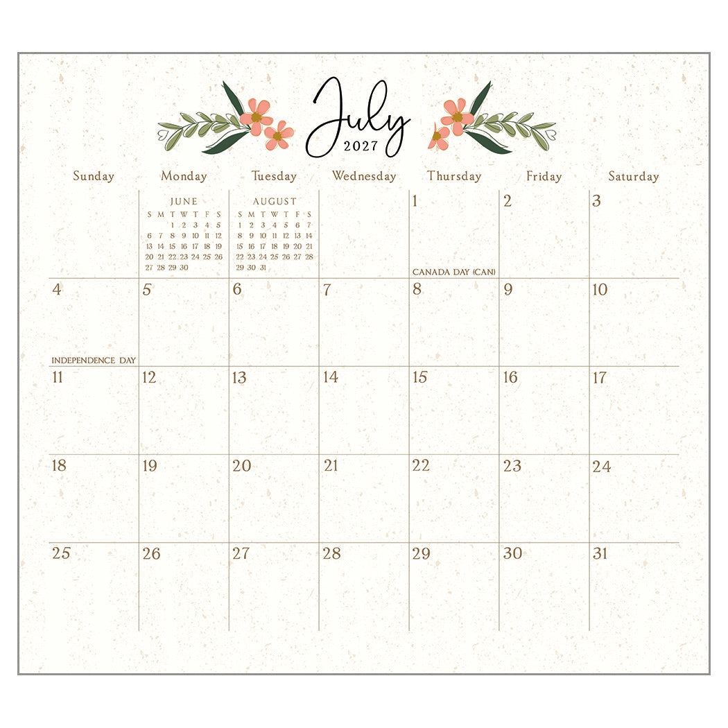 2027 Be Still - Scripture - Deluxe Wall Calendar