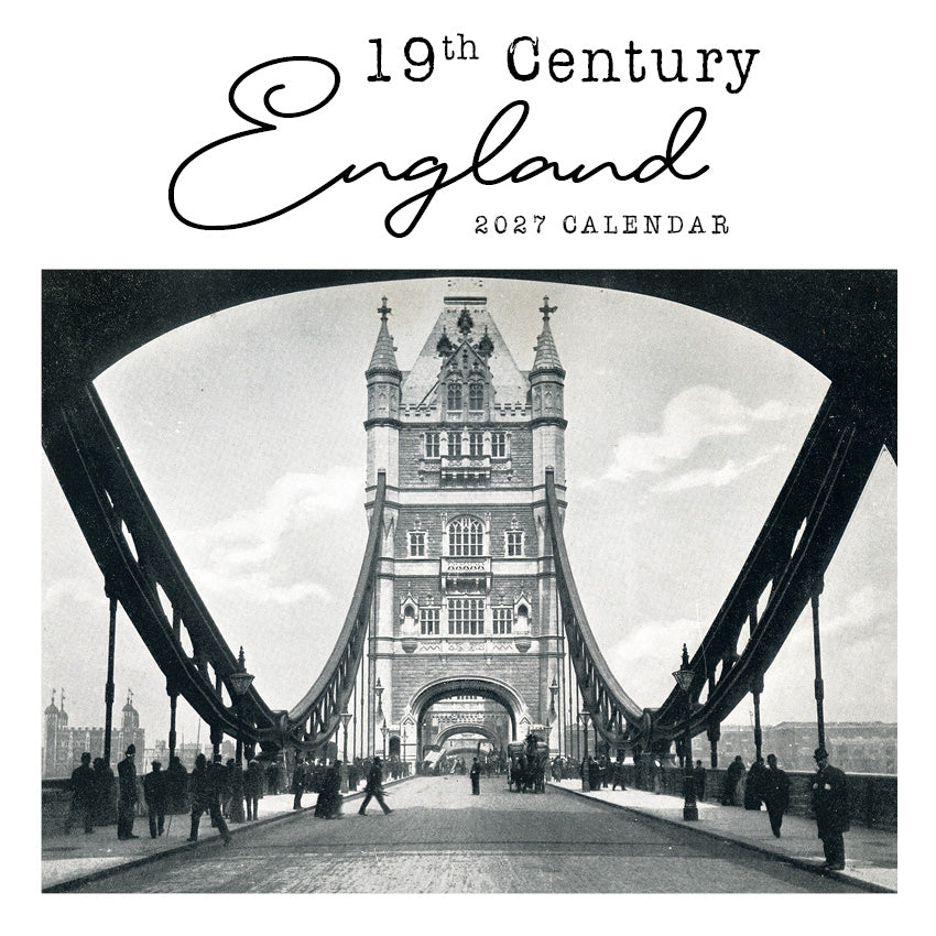 2027 19th Century England - Square Wall Calendar