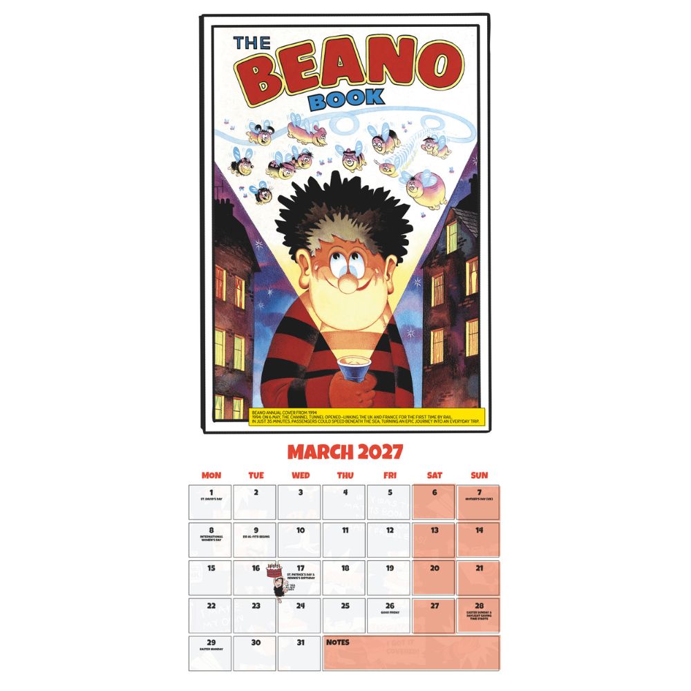 2027 Beano Classic - Square Wall Calendar - product image 2