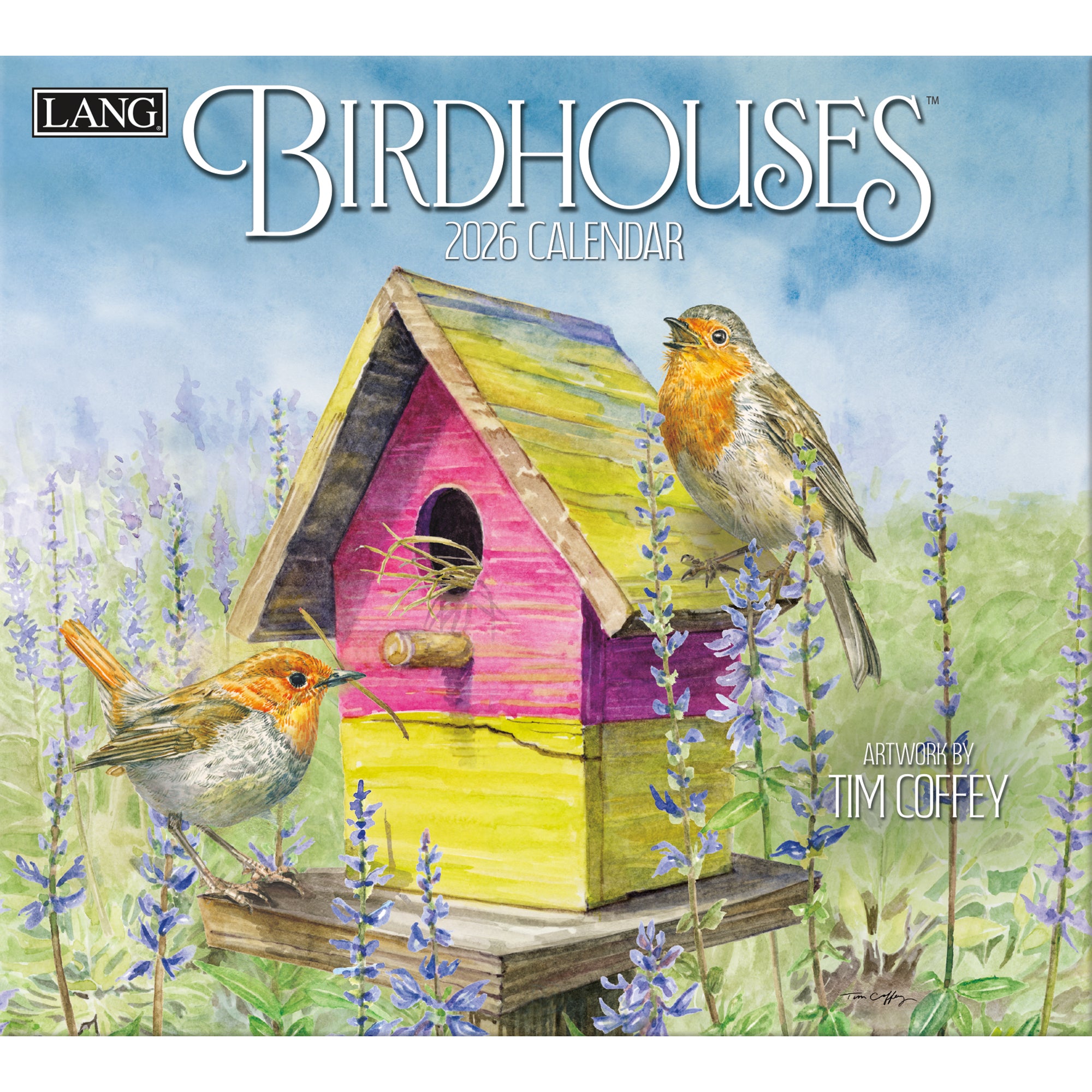 2026 LANG Birdhouses - Deluxe Wall Calendar