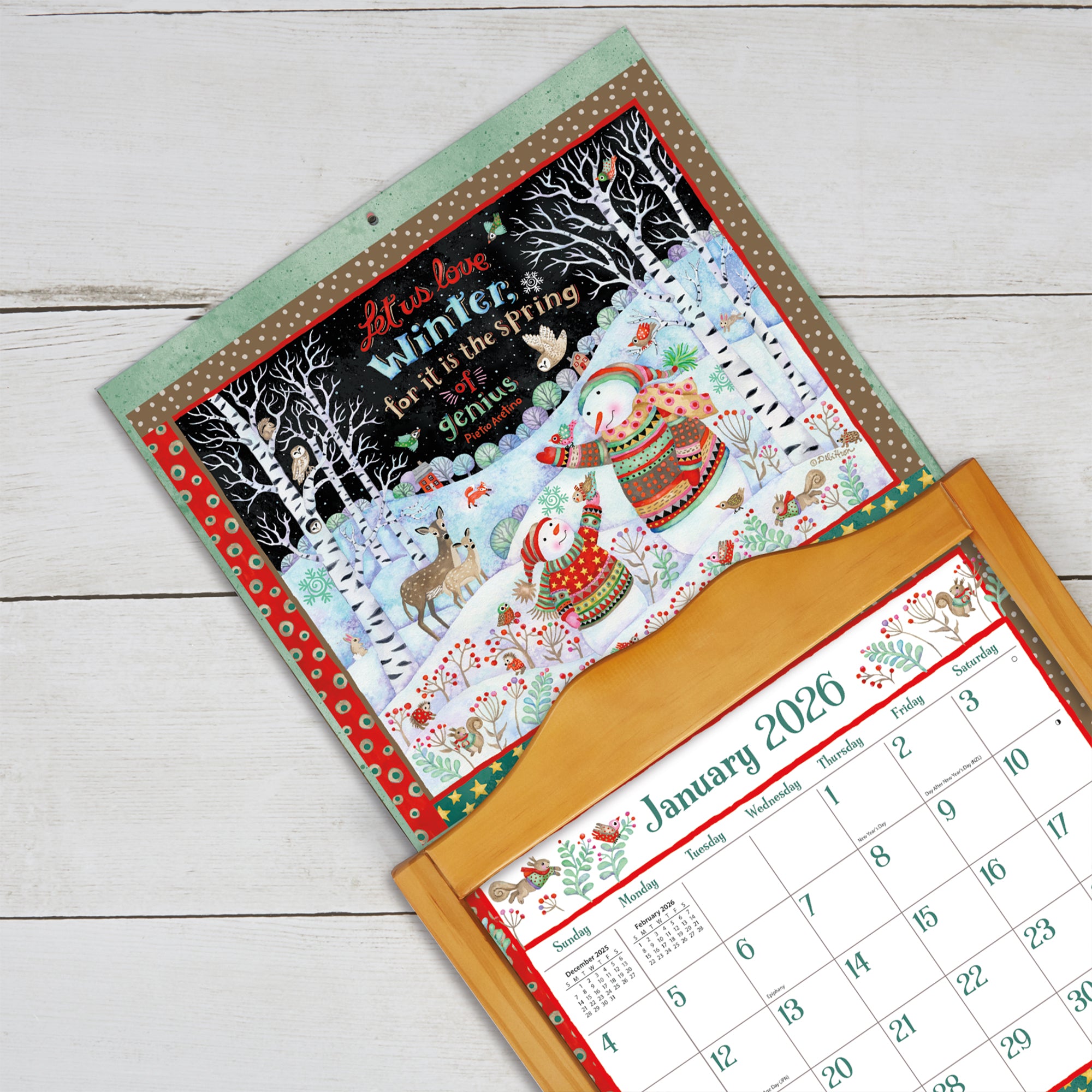 2026 LANG Simple Inspirations - Deluxe Wall Calendar