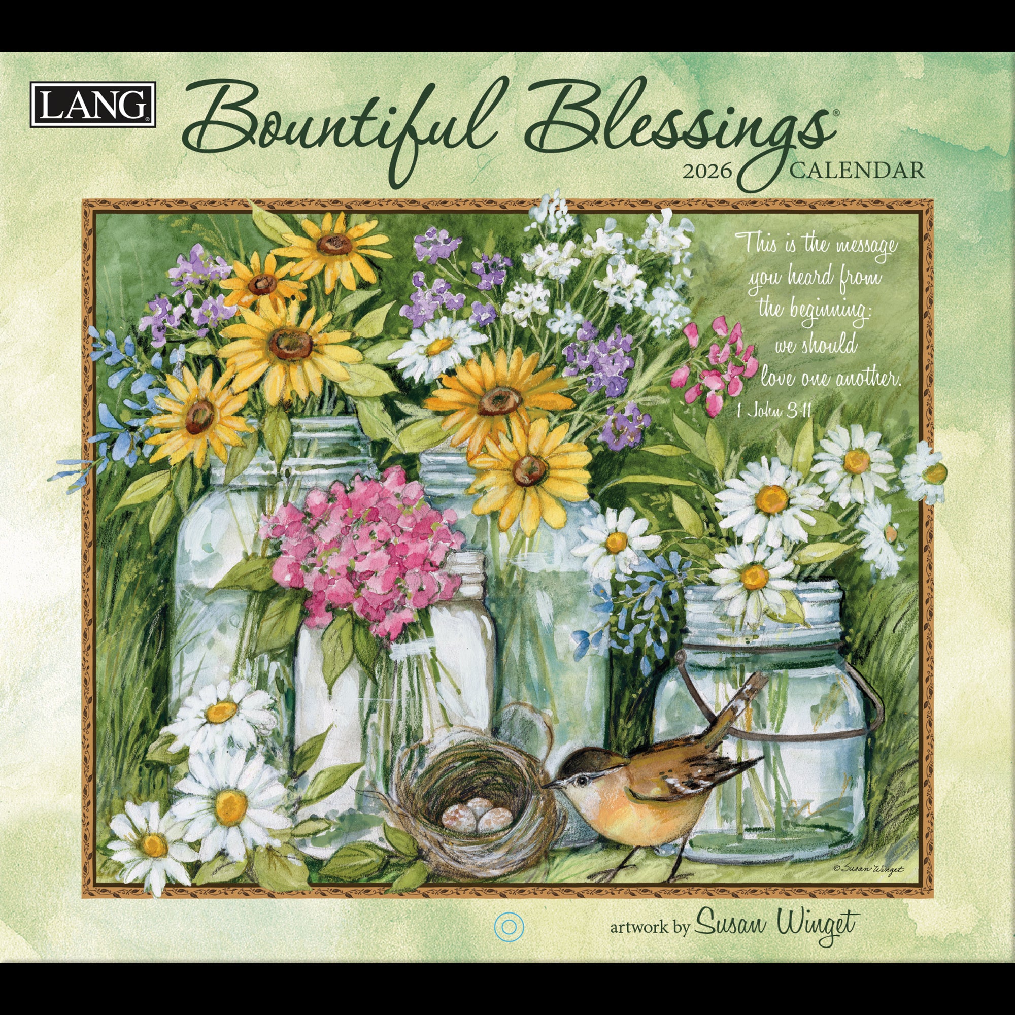2026 LANG Bountiful Blessings - Deluxe Wall Calendar