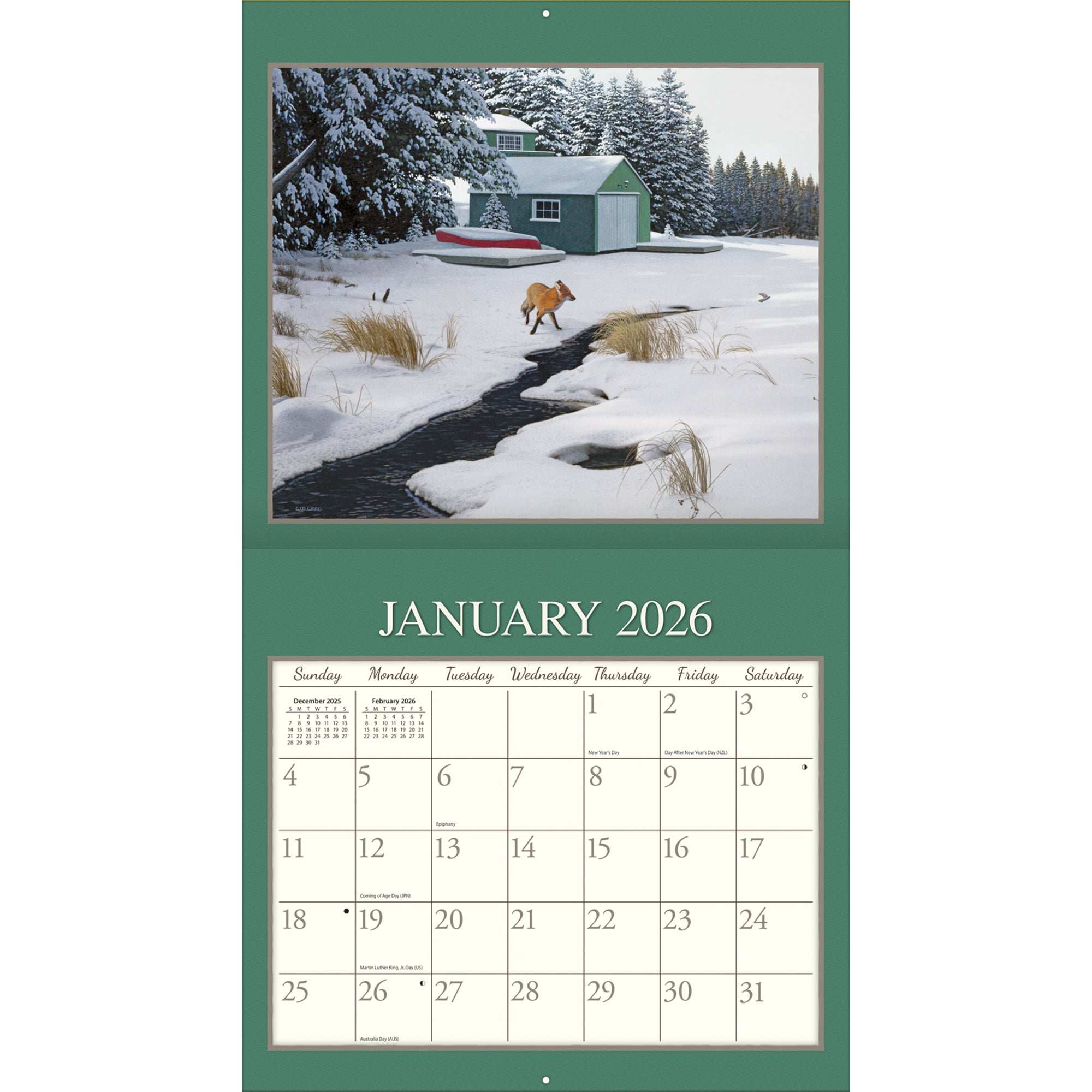 2026 LANG Cottage Country - Deluxe Wall Calendar