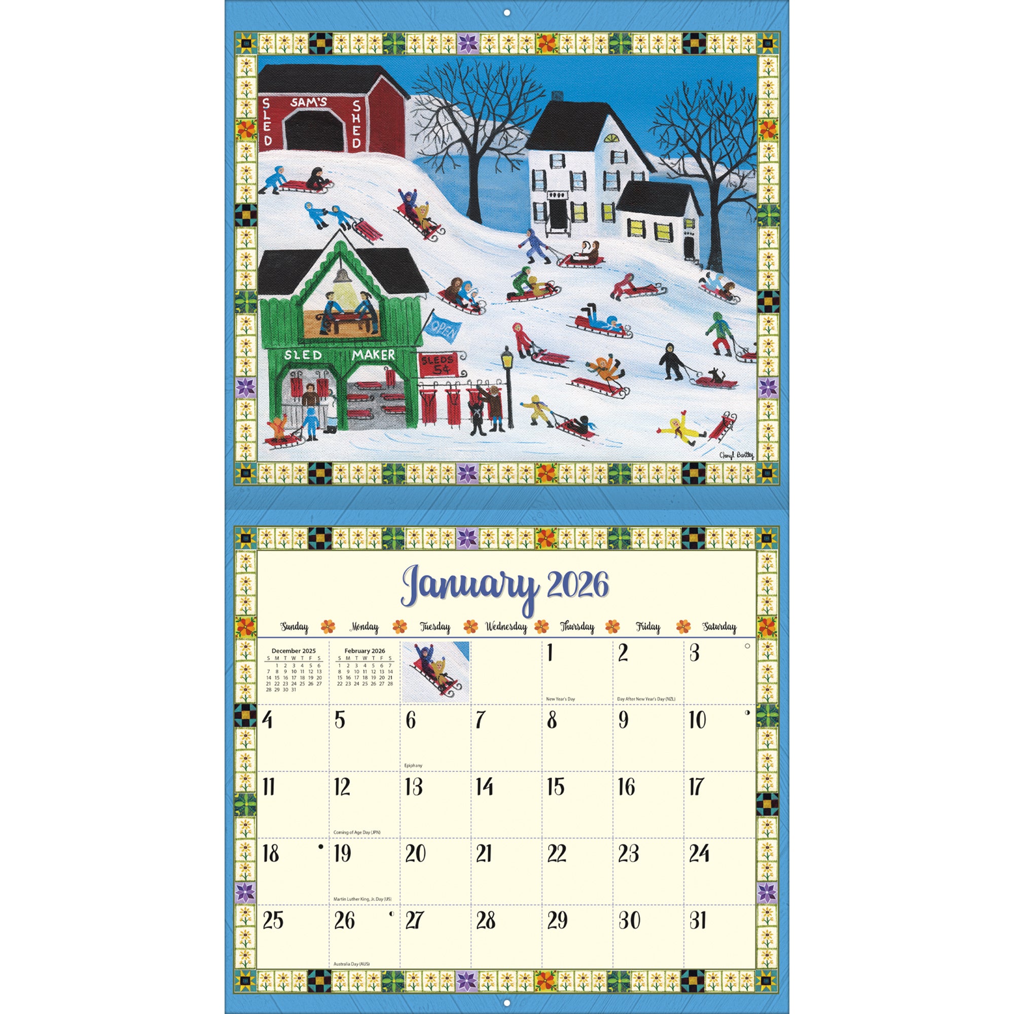 2026 LANG Country Sampler - Deluxe Wall Calendar