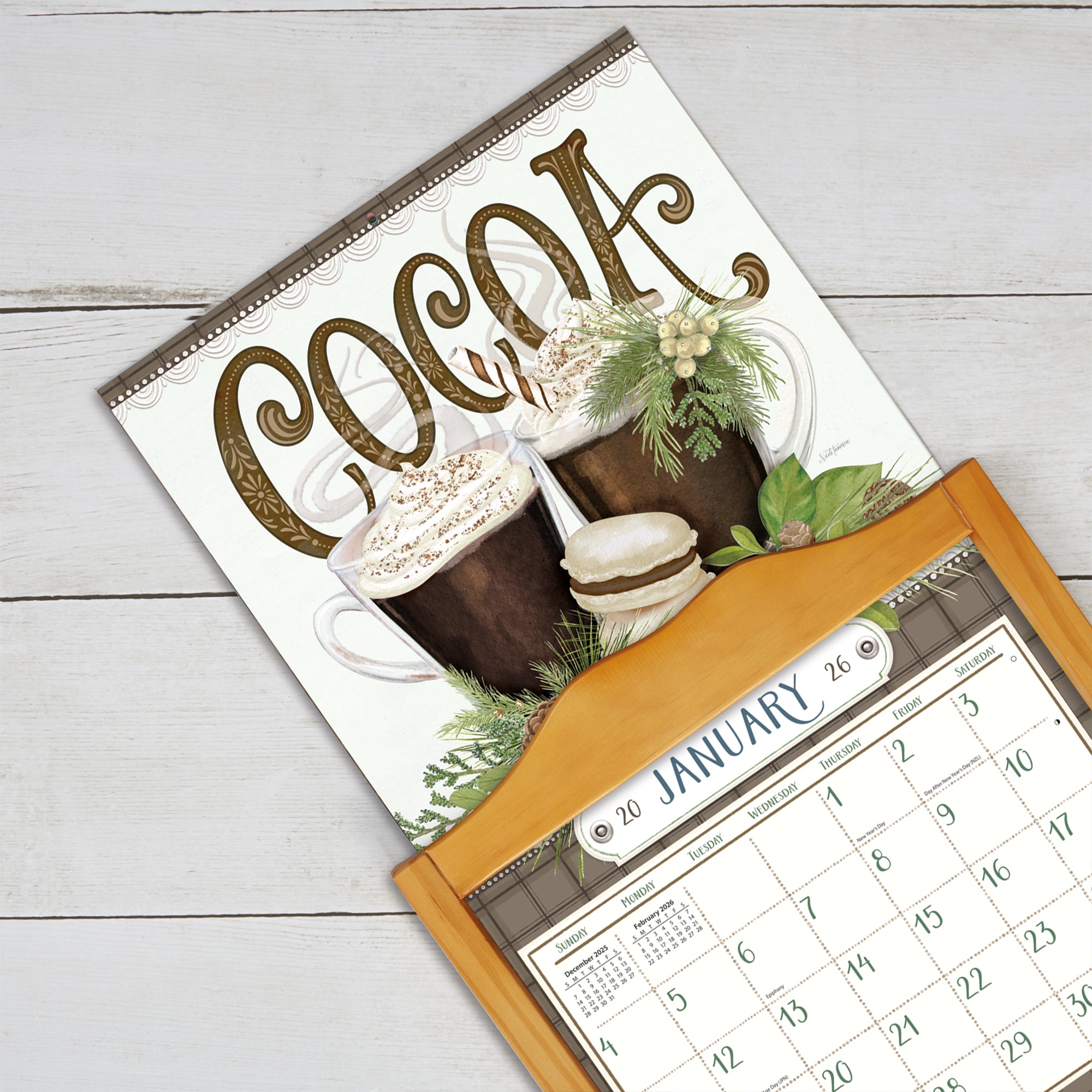 2026 LANG Love To Cook - Deluxe Wall Calendar
