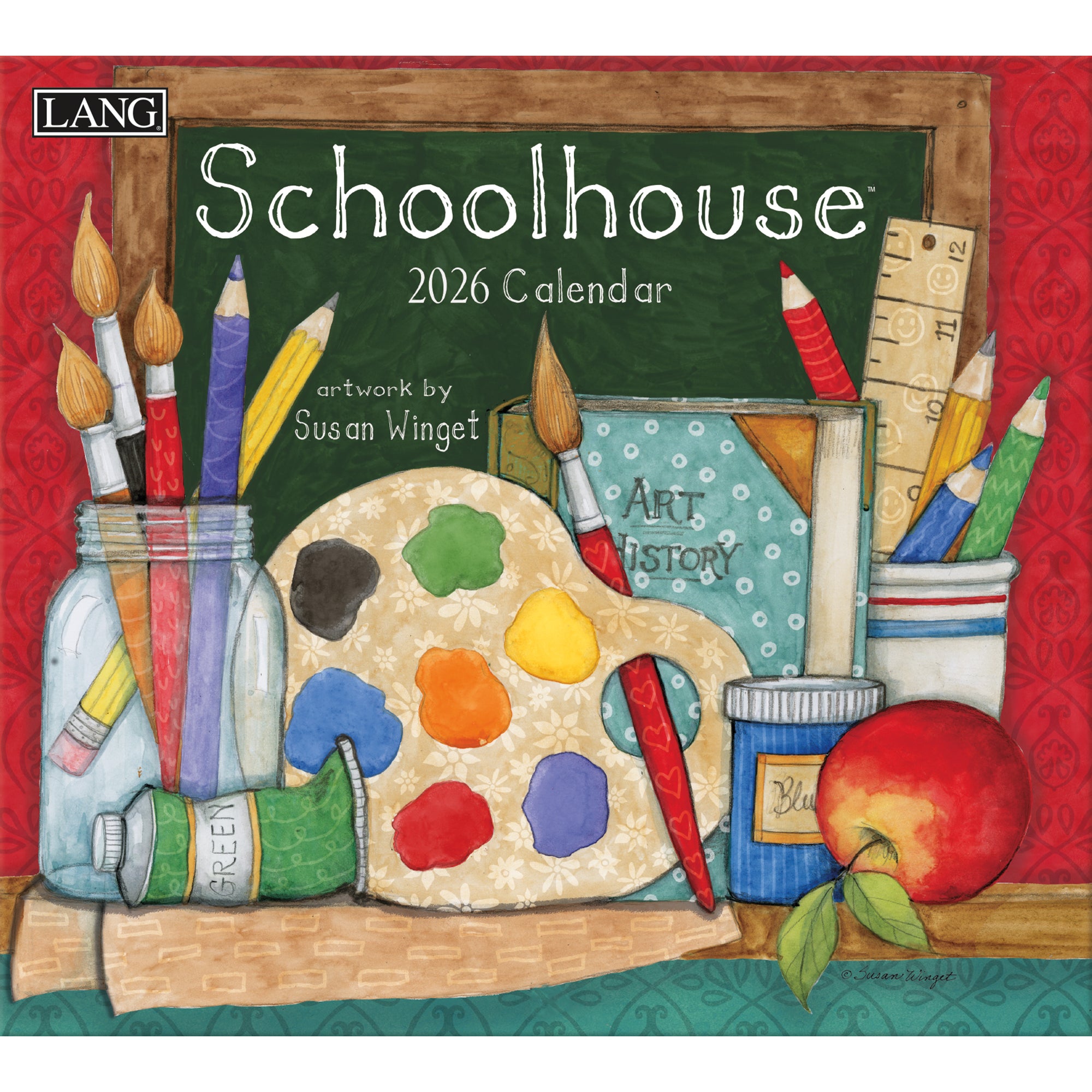 2026 LANG Schoolhouse - Deluxe Wall Calendar