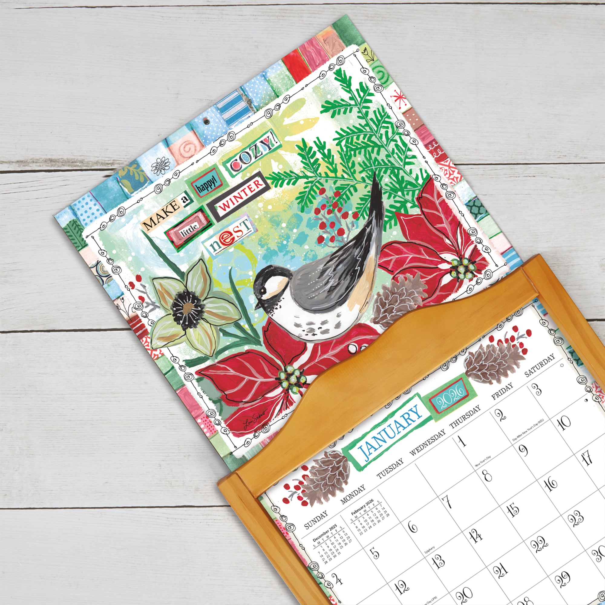 2026 LANG Happy Life - Deluxe Wall Calendar