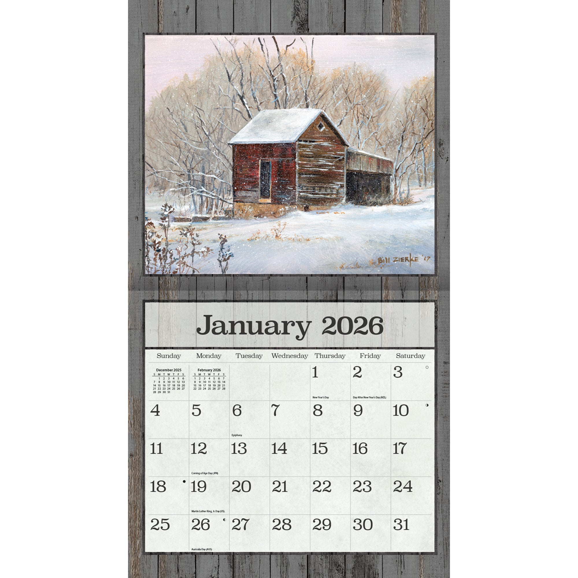 2026 LANG On The Farm - Deluxe Wall Calendar
