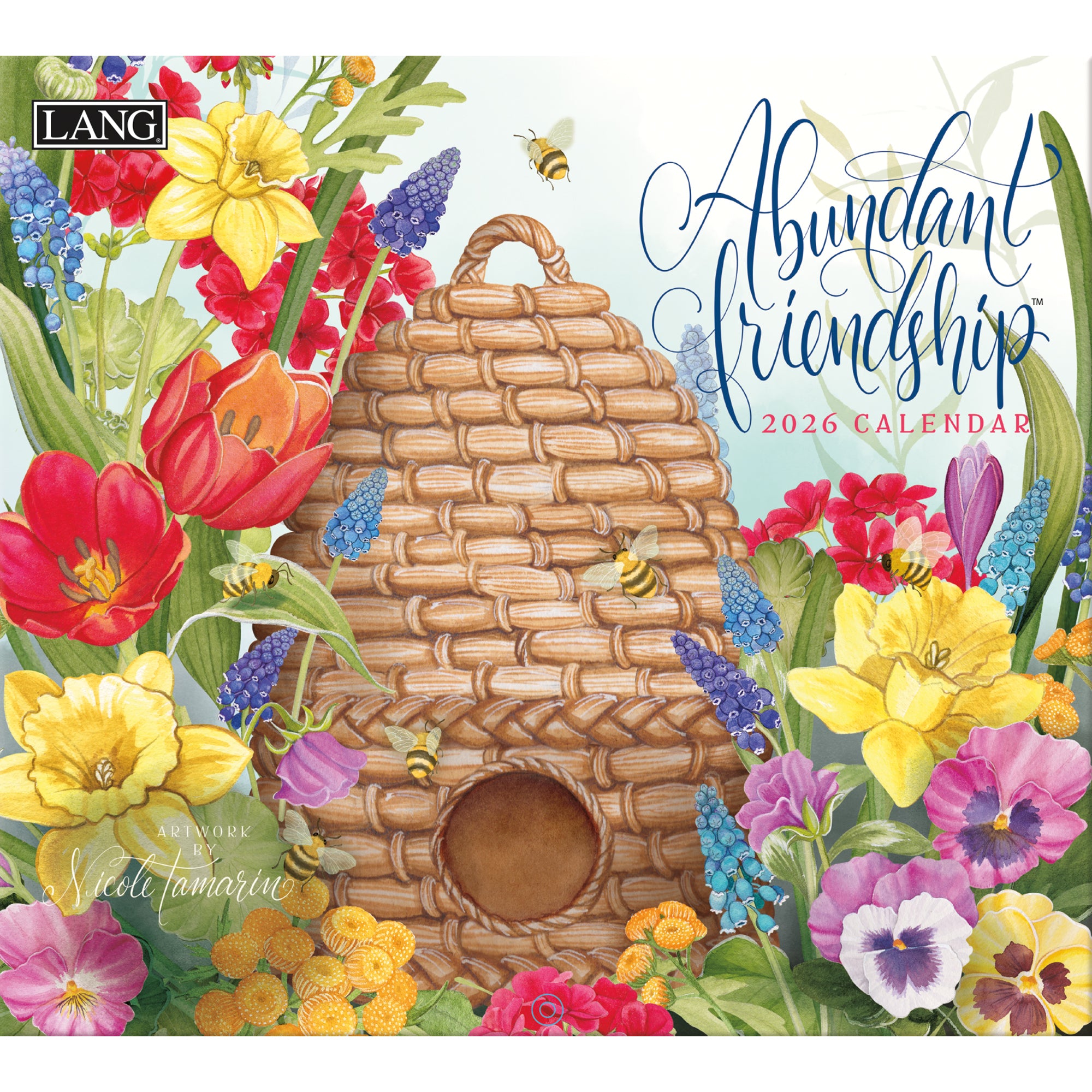 2026 LANG Abundant Friendship - Deluxe Wall Calendar