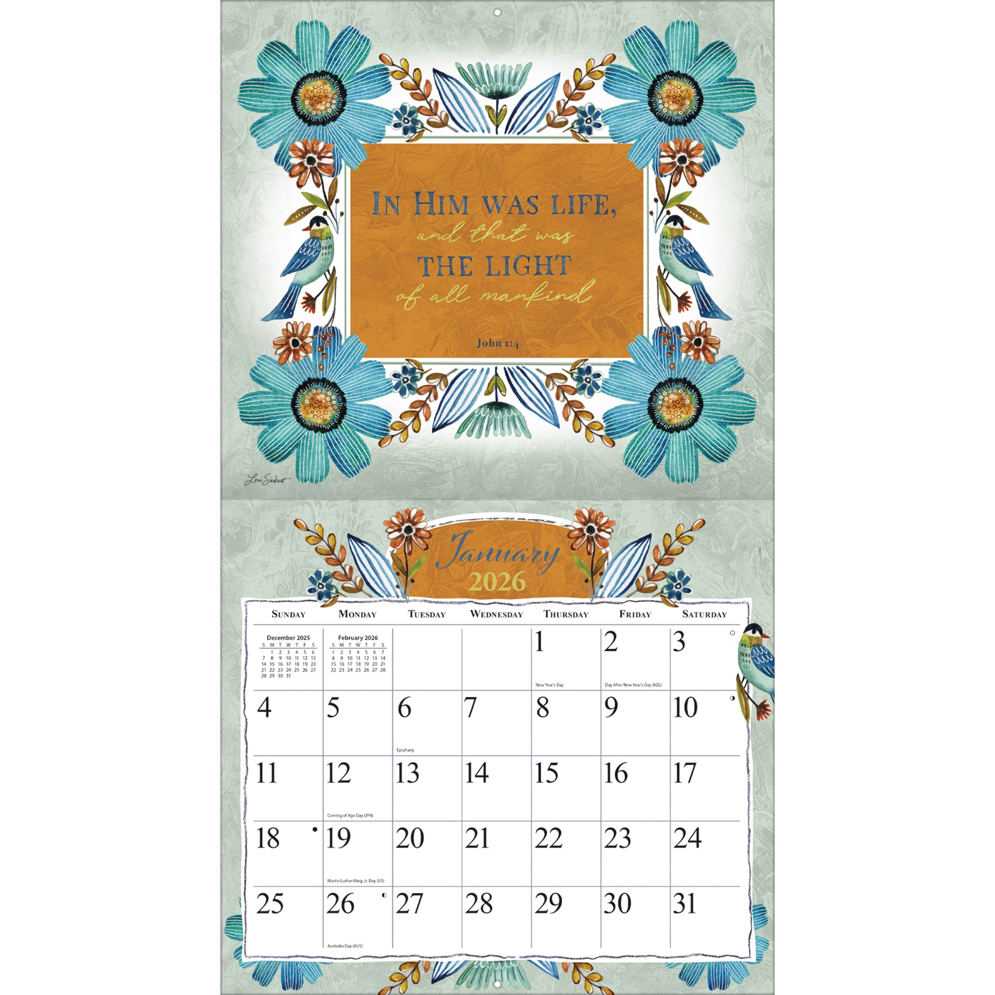 2026 LANG Forever Faithful - Deluxe Wall Calendar