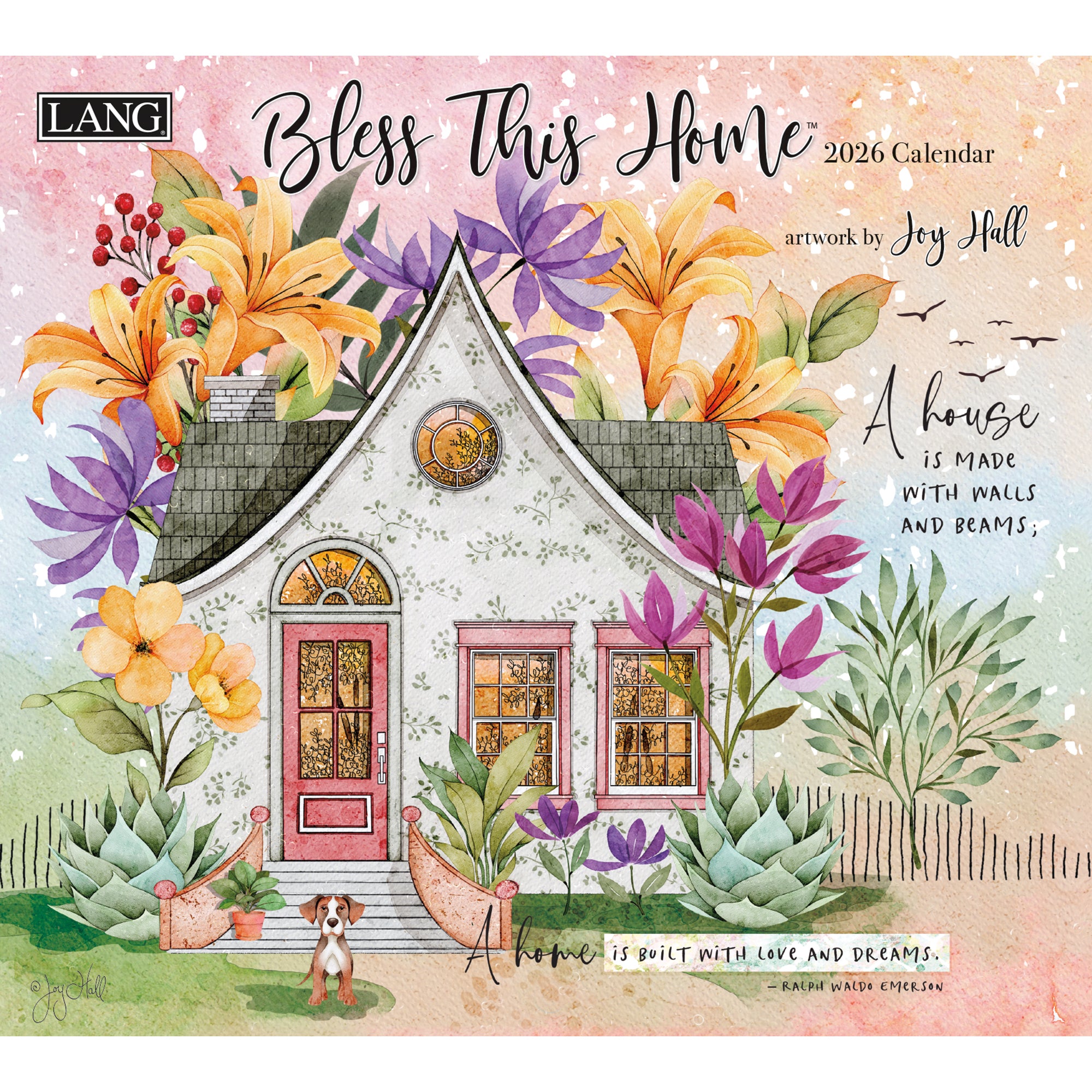 2026 LANG Bless This Home - Deluxe Wall Calendar
