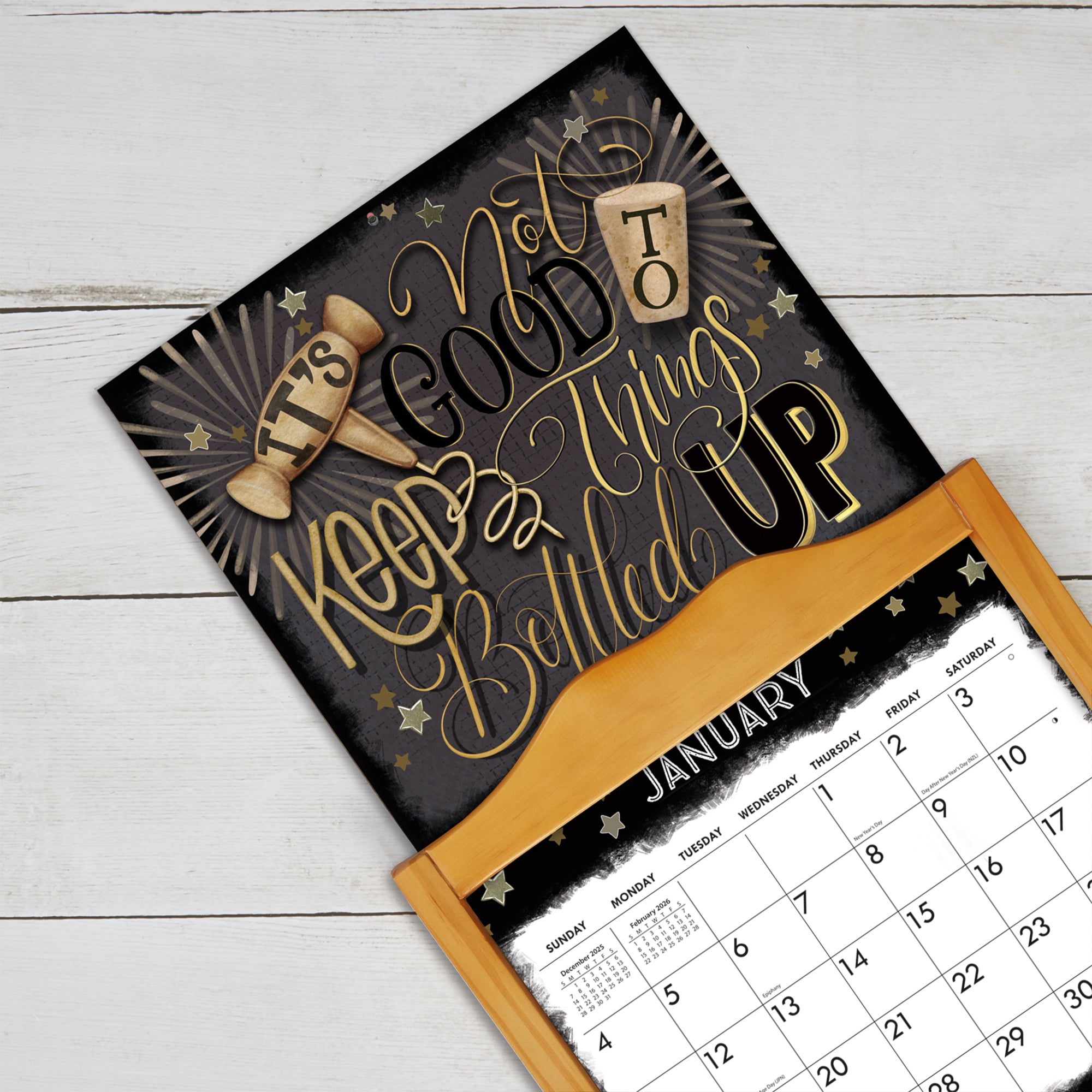 2026 LANG Happy Hour - Deluxe Wall Calendar