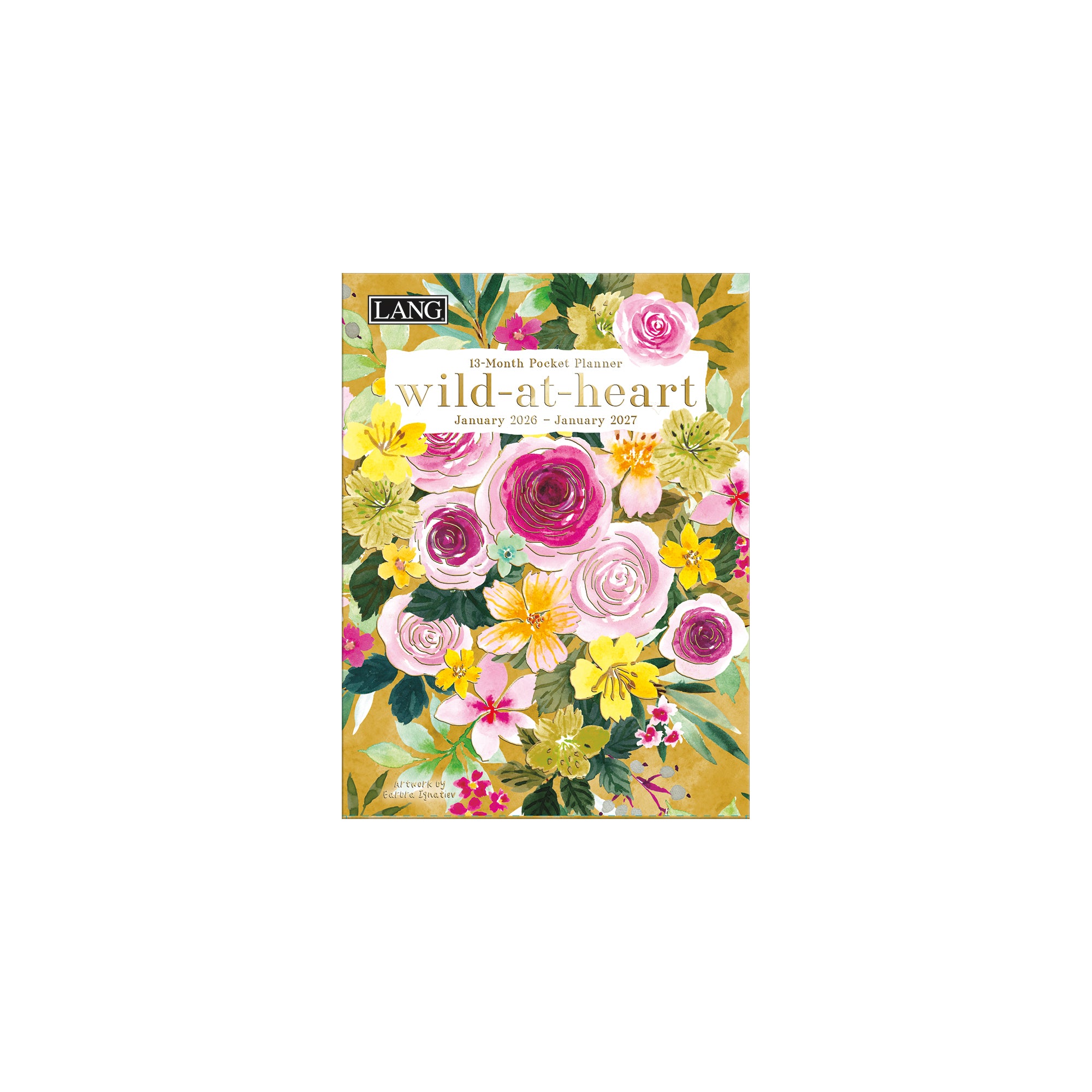 2026 LANG Wild At Heart - 13 Month Monthly Pocket Diary/Planner