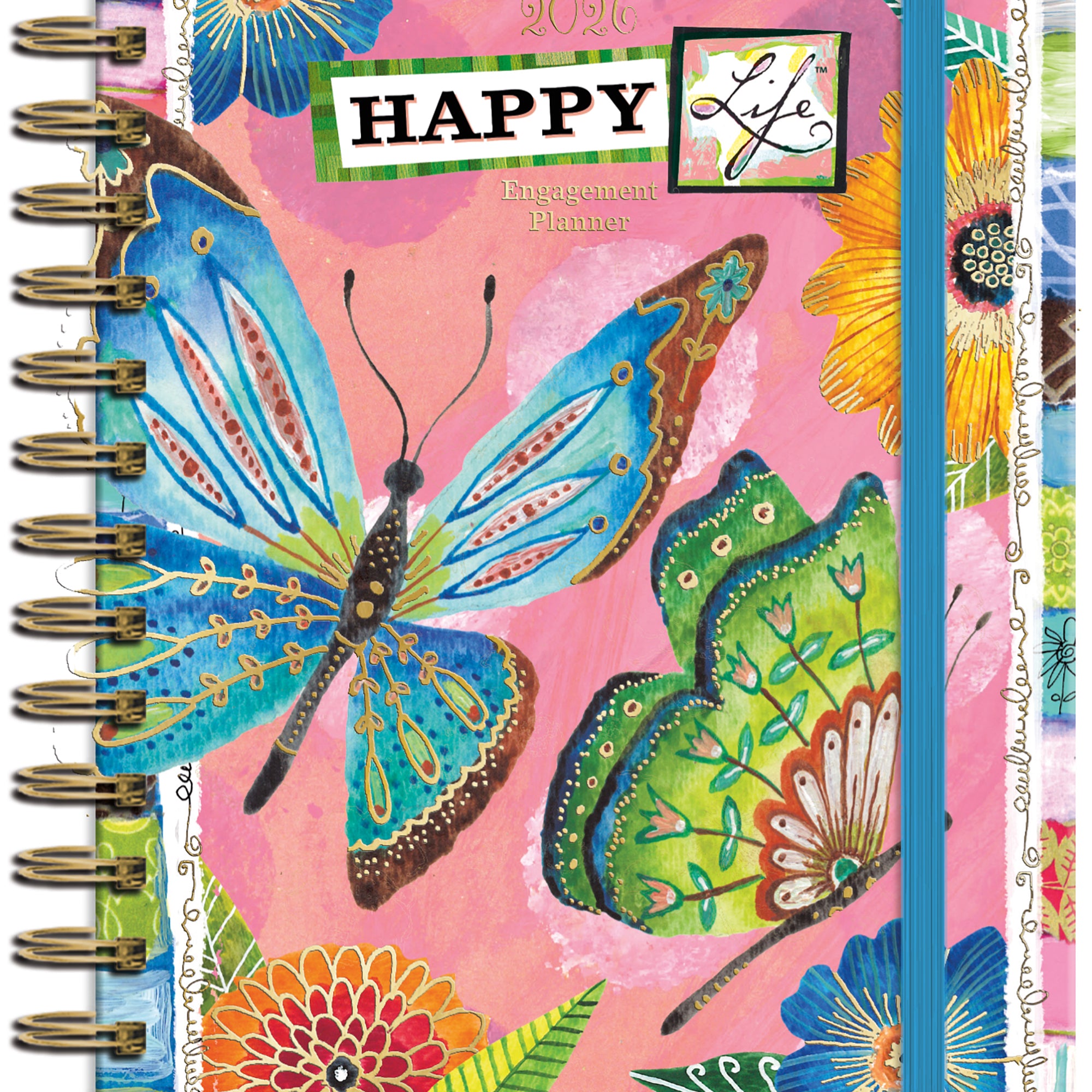 2026 LANG Happy Life - Spiral Monthly & Weekly Engagement Diary/Planner