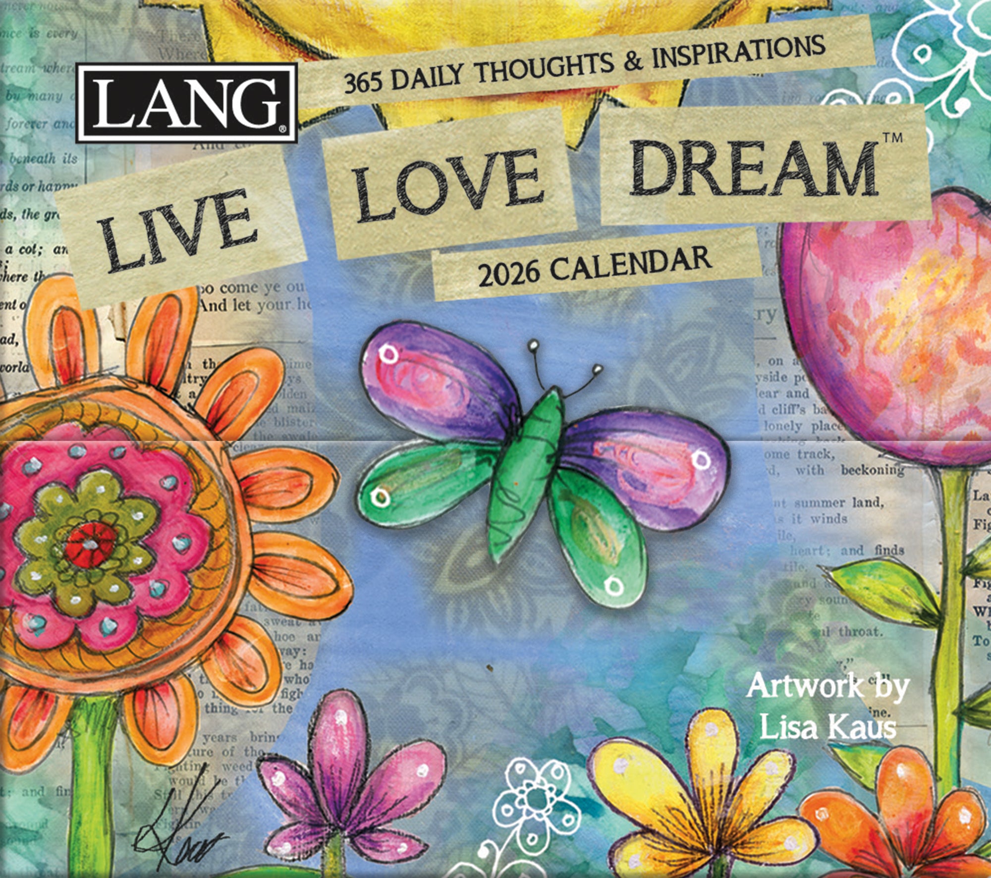 2026 LANG Live Love Dream - Mini Boxed Page-A-Day Calendar