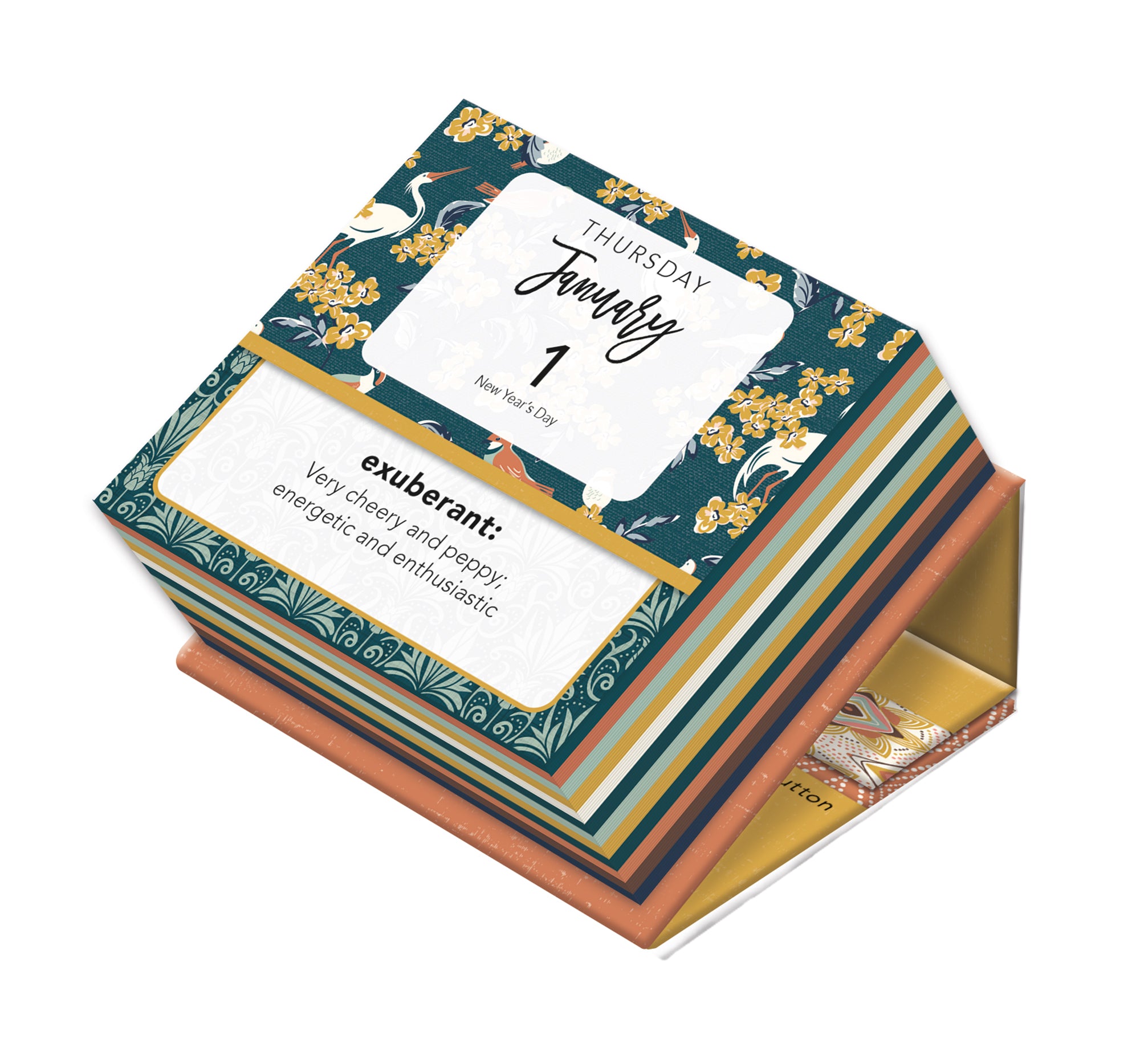 2026 LANG Positive Vibes - Mini Boxed Page-A-Day Calendar