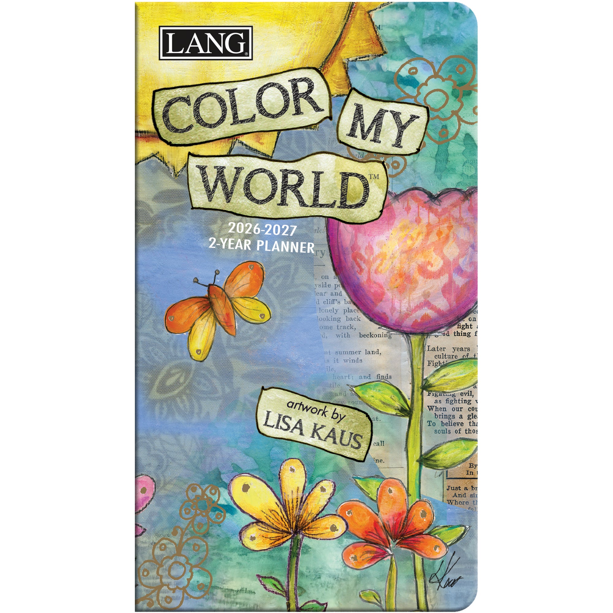 2026 LANG Color My World - Two Year Pocket Diary/Planner
