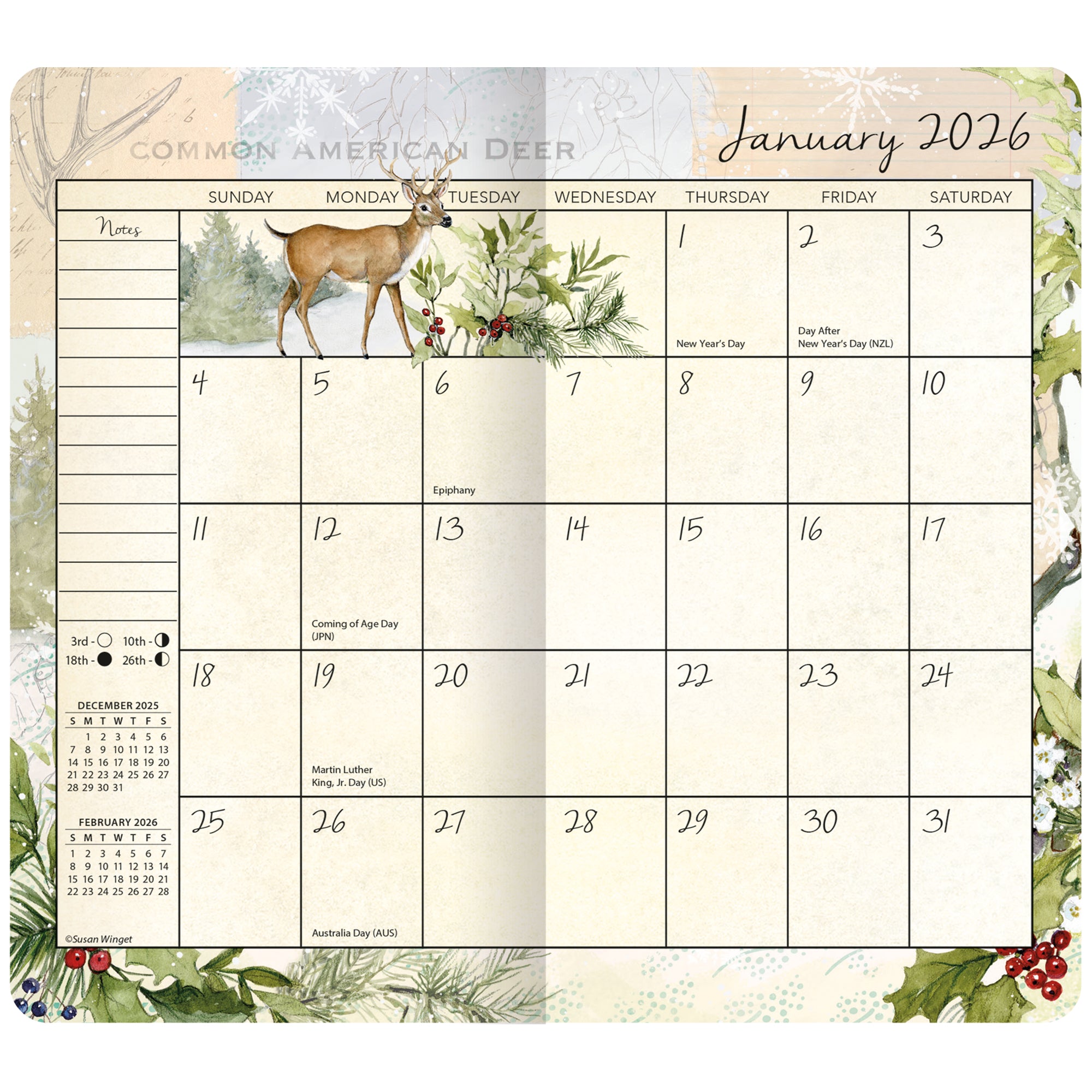 2026 LANG Field Guide - Two Year Pocket Diary/Planner