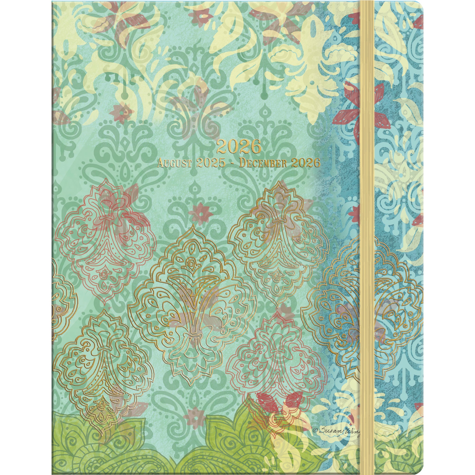 2026 LANG Bohemian - 17 Month Monthly Diary/Planner