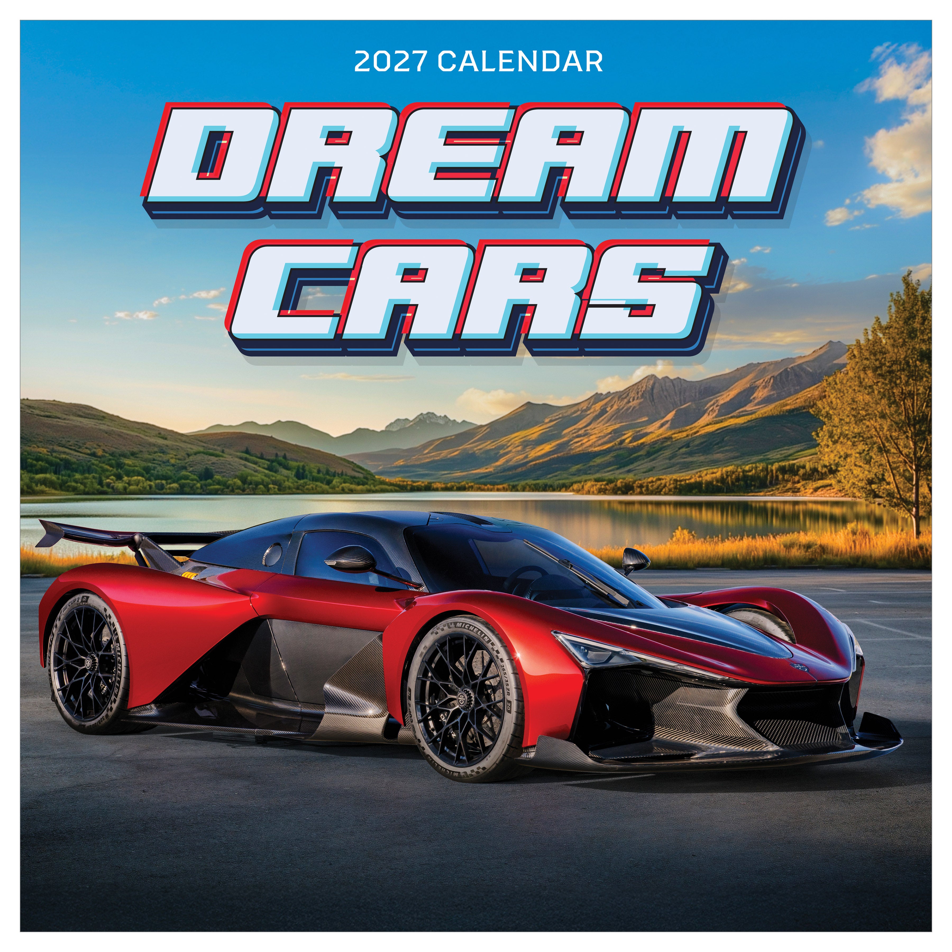 2027 Dream Cars - Square Wall Calendar