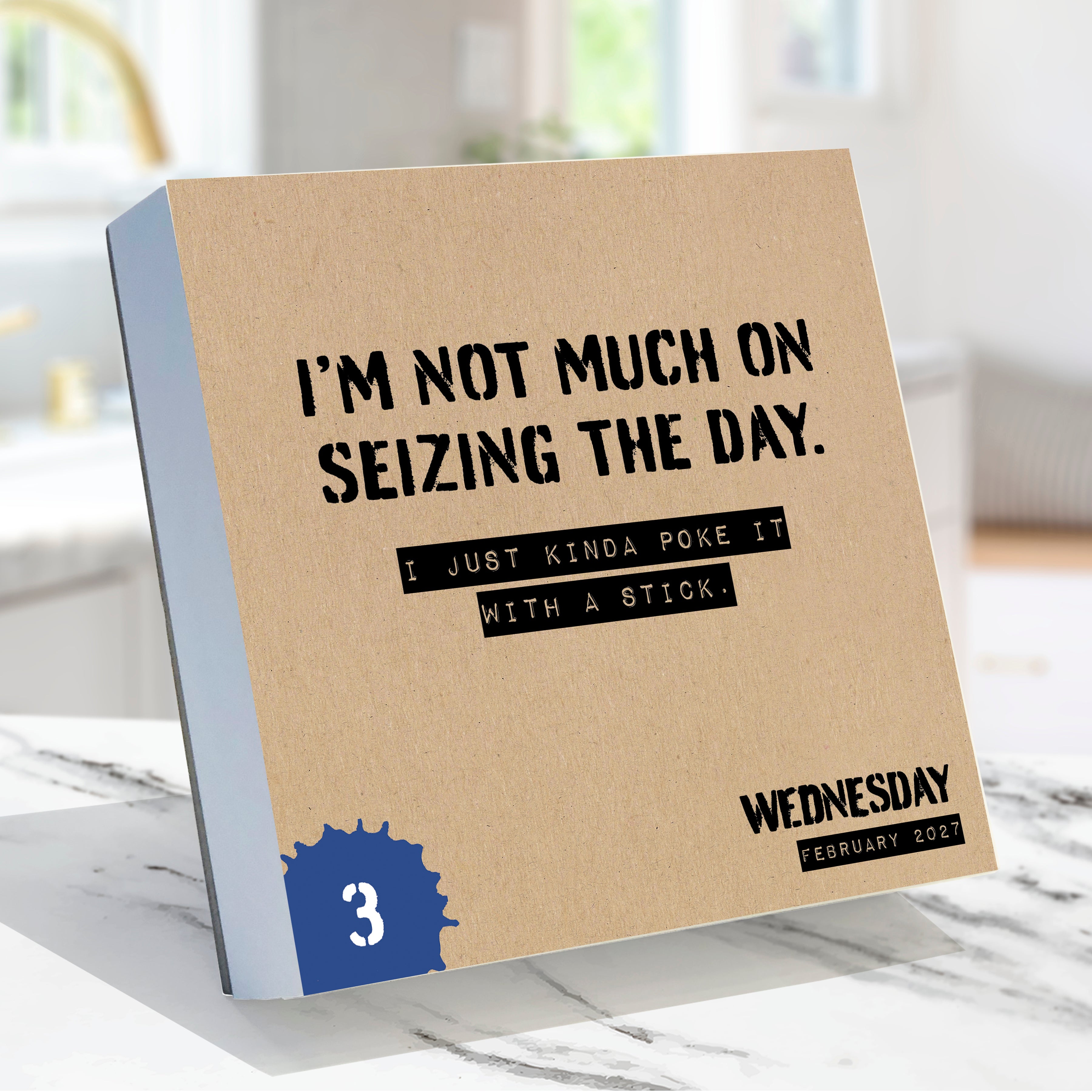 2027 Anti Affirmations/Daily Sarcasm - Boxed Page-A-Day Calendar