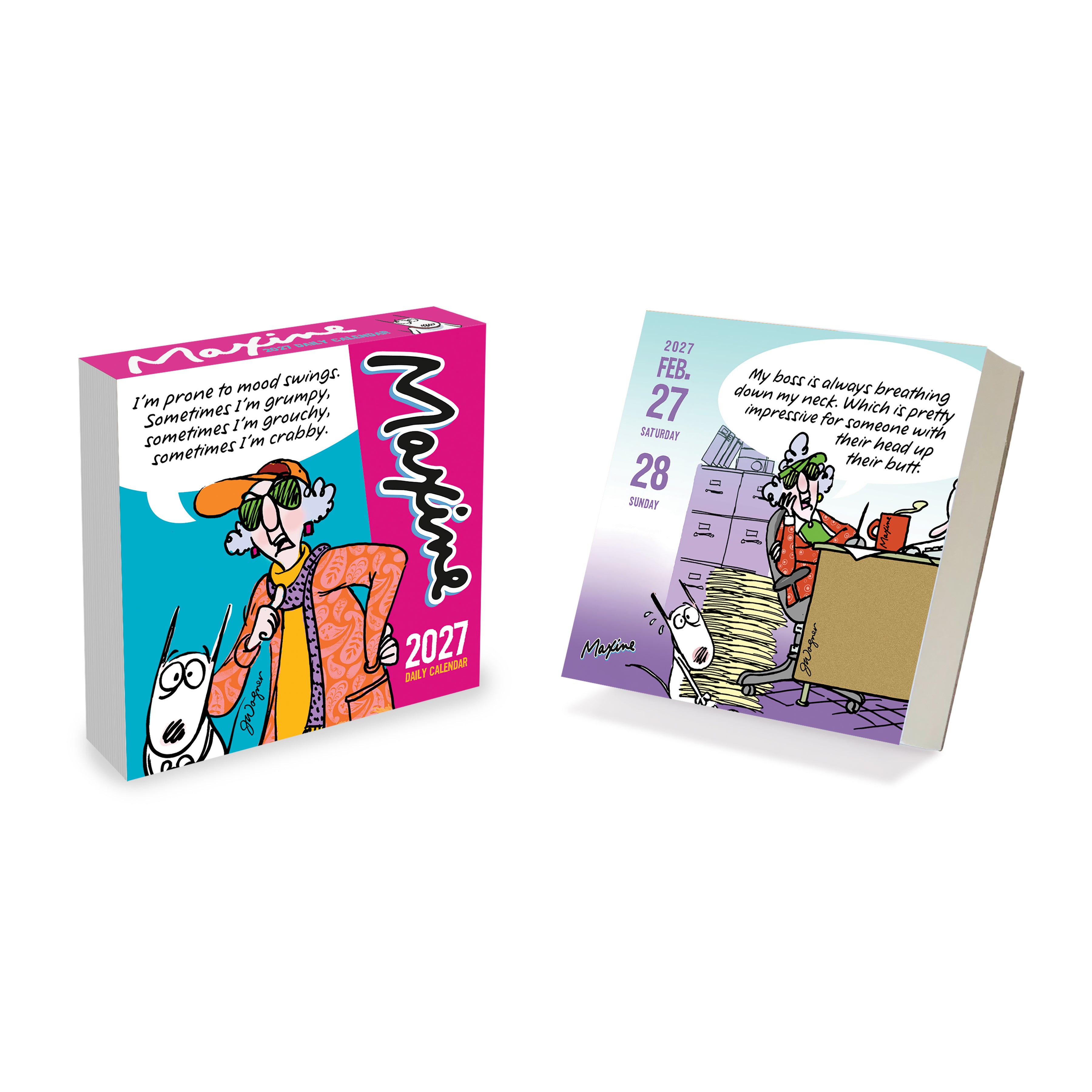 2027 Maxine - Boxed Page-A-Day Calendar