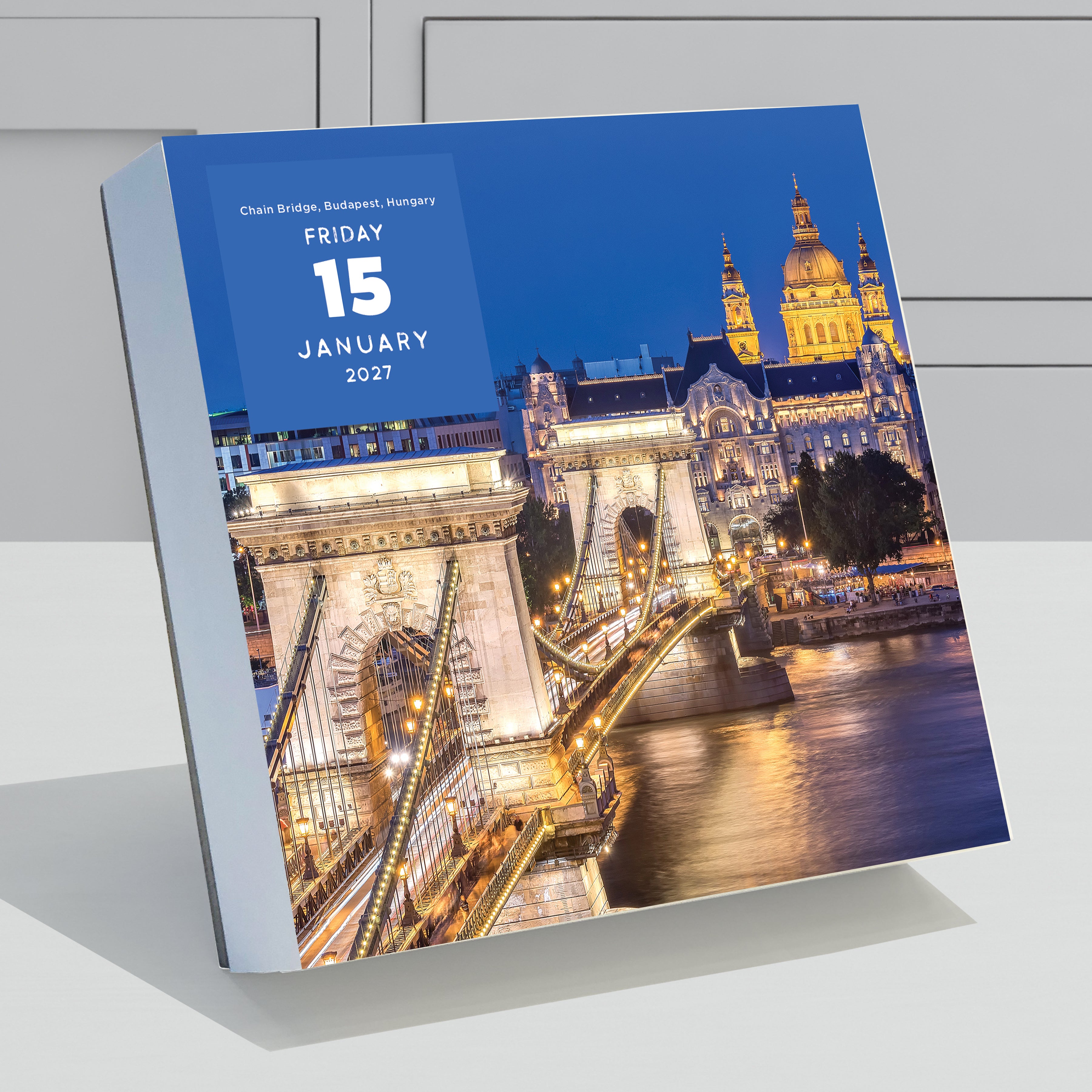 2027 World Travel - Boxed Page-A-Day Calendar