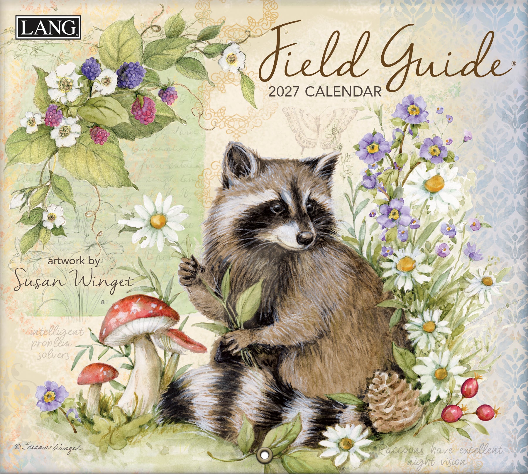 2027 LANG Field Guide - Deluxe Wall Calendar by Susan Winget