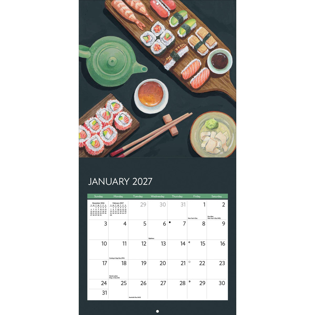 2027 Kitchen Table - Square Wall Calendar