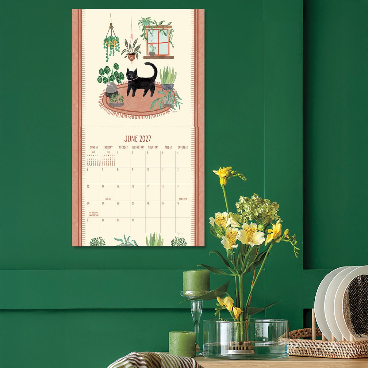 2027 Cat Person - Deluxe Wall Calendar