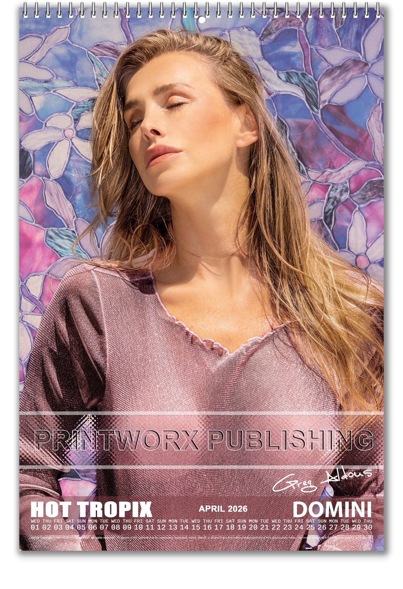 2026 Swimsuits Not Required (Nude) - A3 Wall Nude Calendar