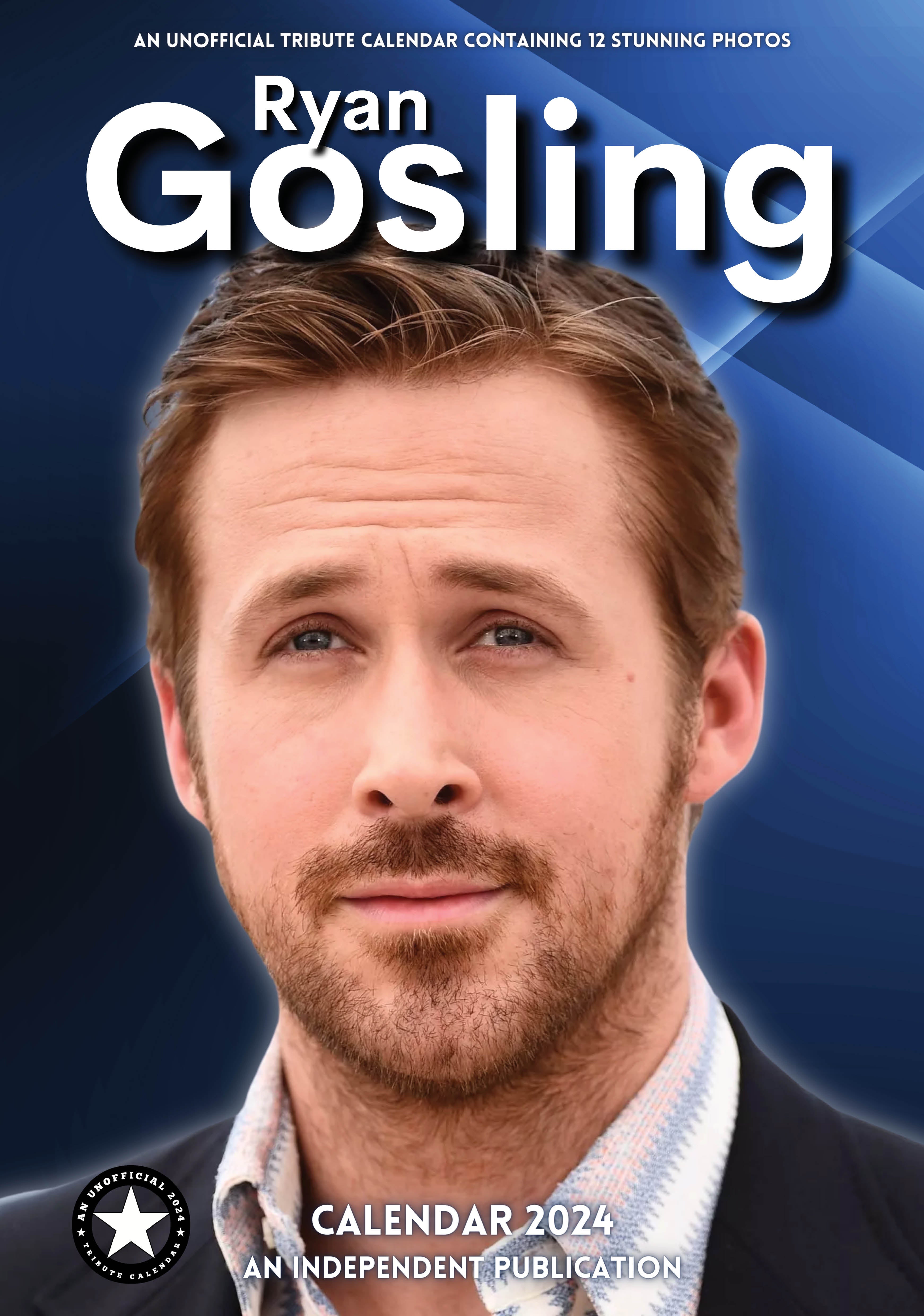 2024 Ryan Gosling A3 Wall Calendar Hollywood Idols Calendars by