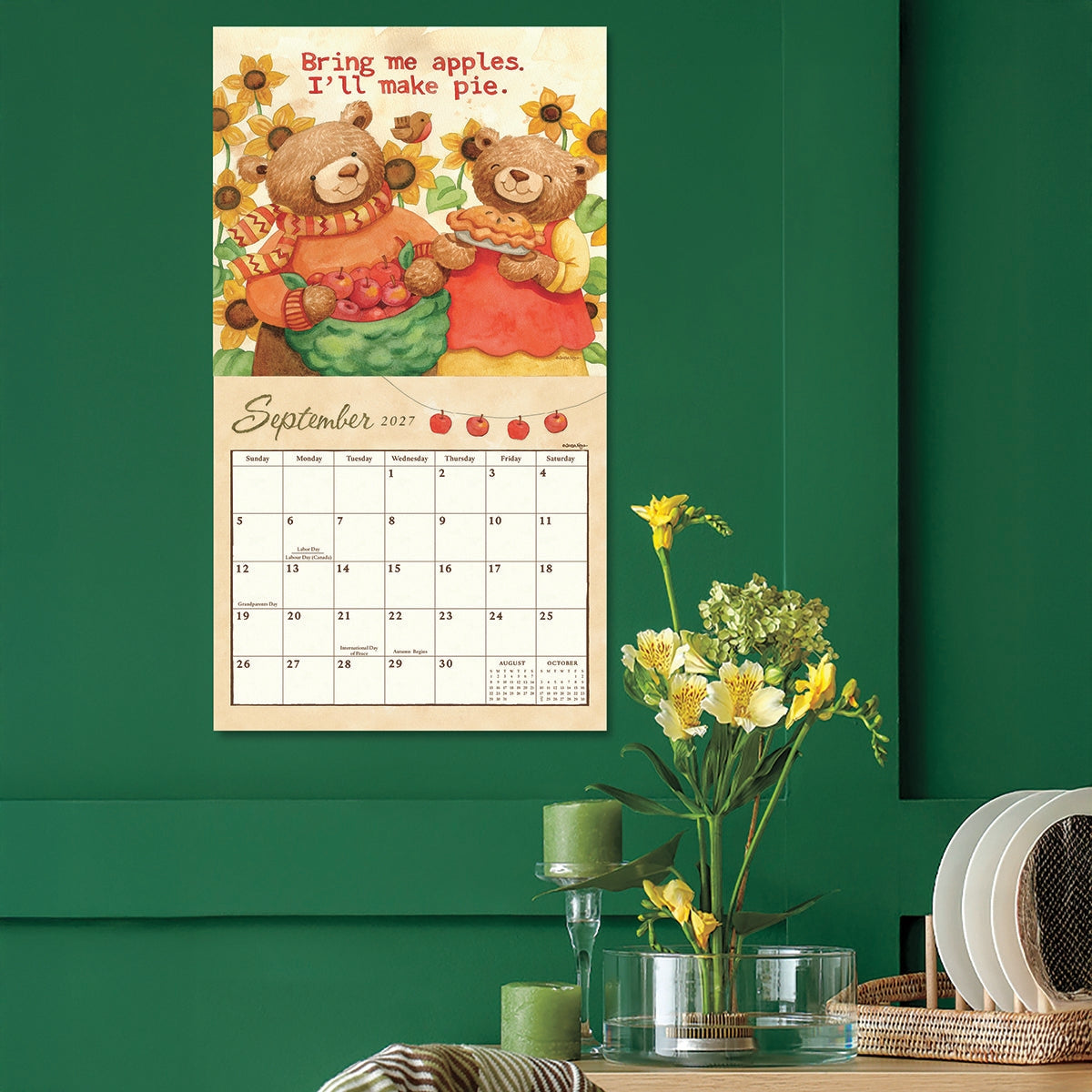 2027 Bears - Deluxe Wall Calendar