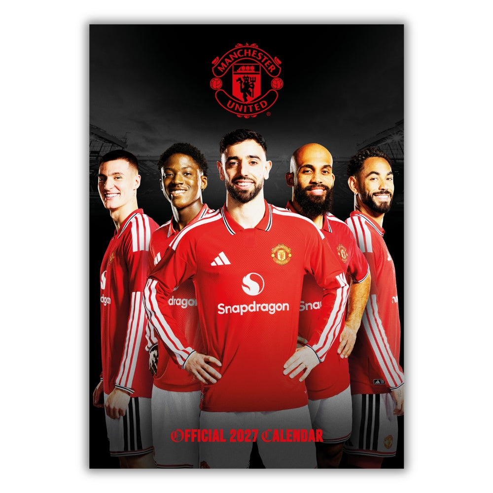 2027 Manchester United FC - A3 Wall Calendar - cover