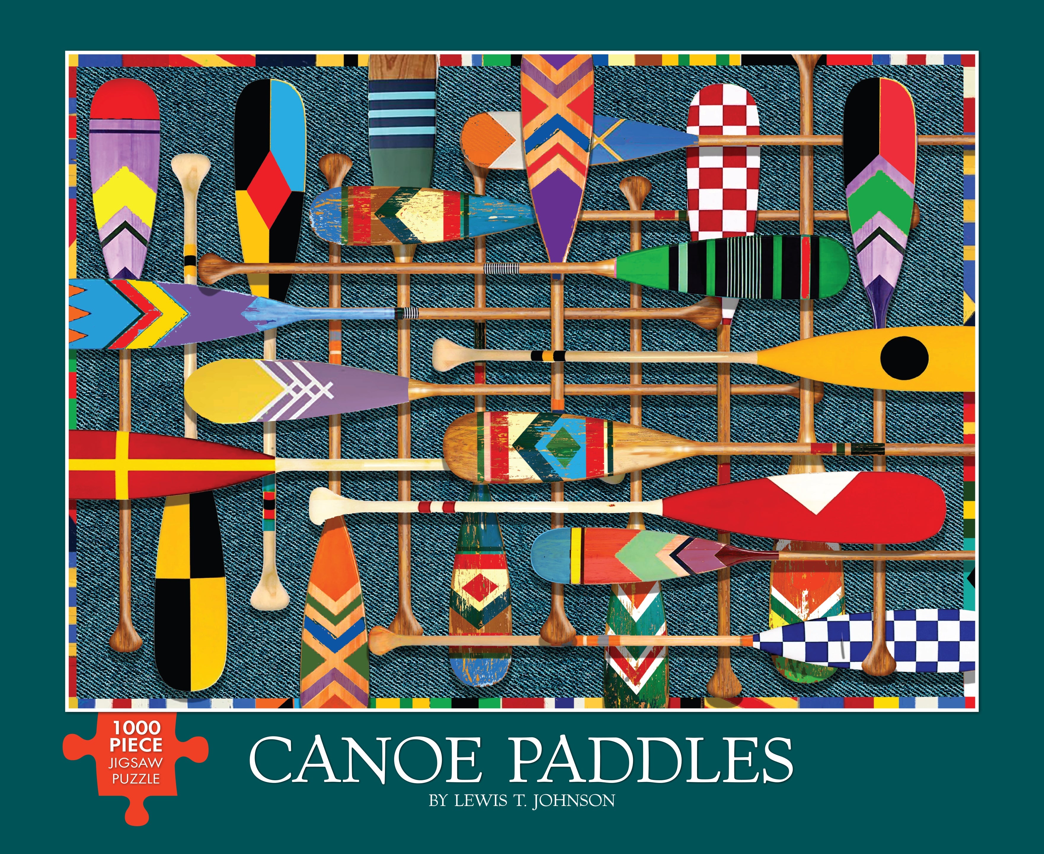 Canoe Paddles 1000 Piece - Jigsaw Puzzle