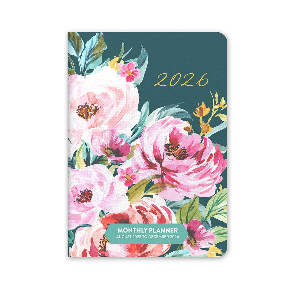 2026 Bella Flora - 17-Month Monthly Pocket Diary/Planner