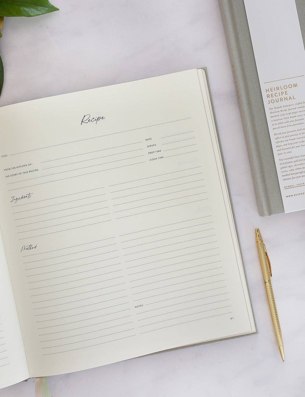 Basket Weave Gold Ballpoint Pen (Boxed)