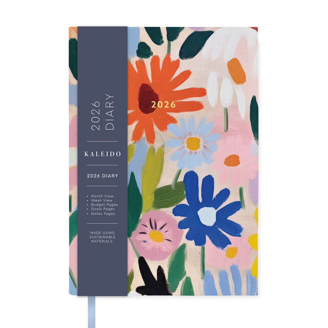 2026 Gouache Floral - Monthly & Weekly Diary/Planner