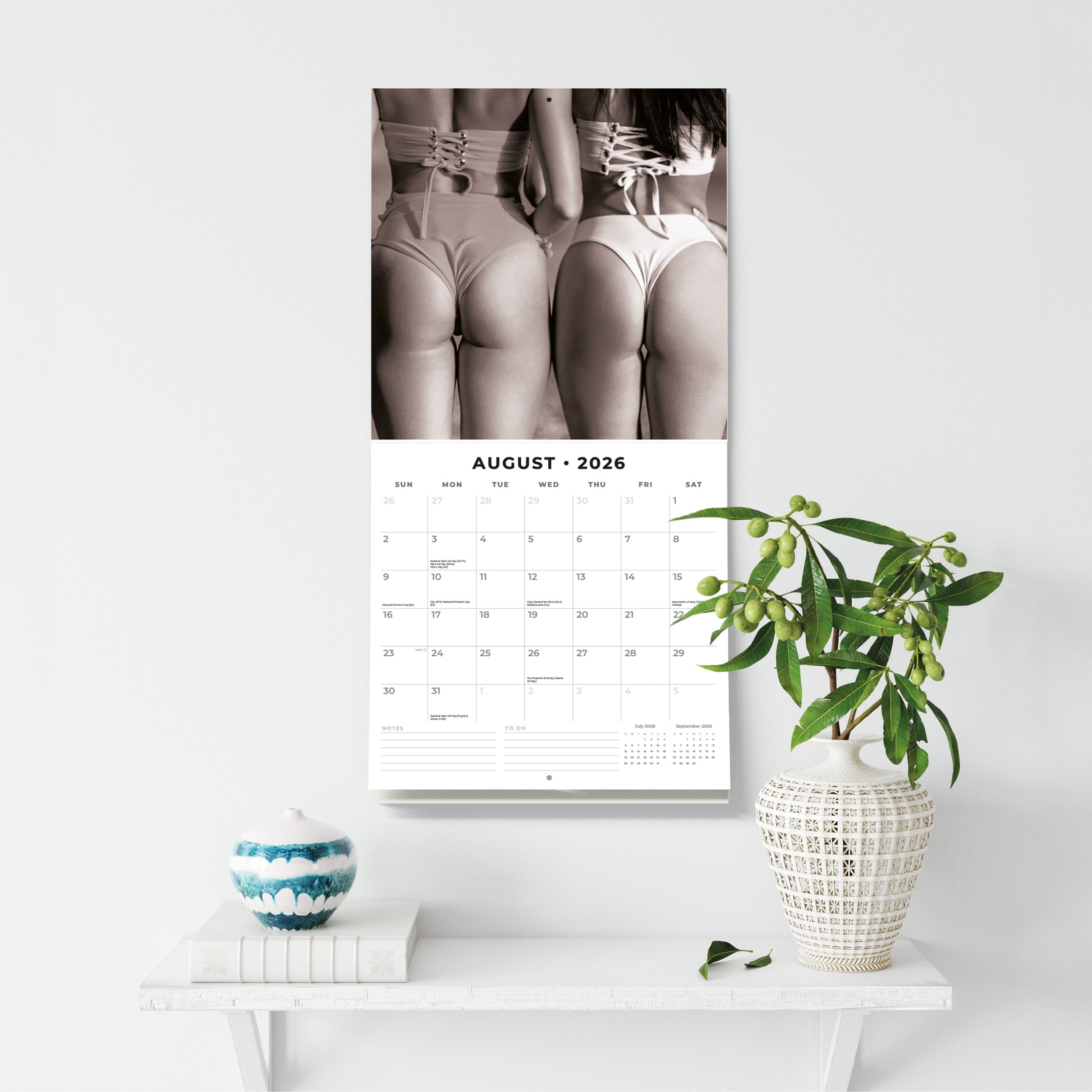 2026 Girls - Square Wall Calendar