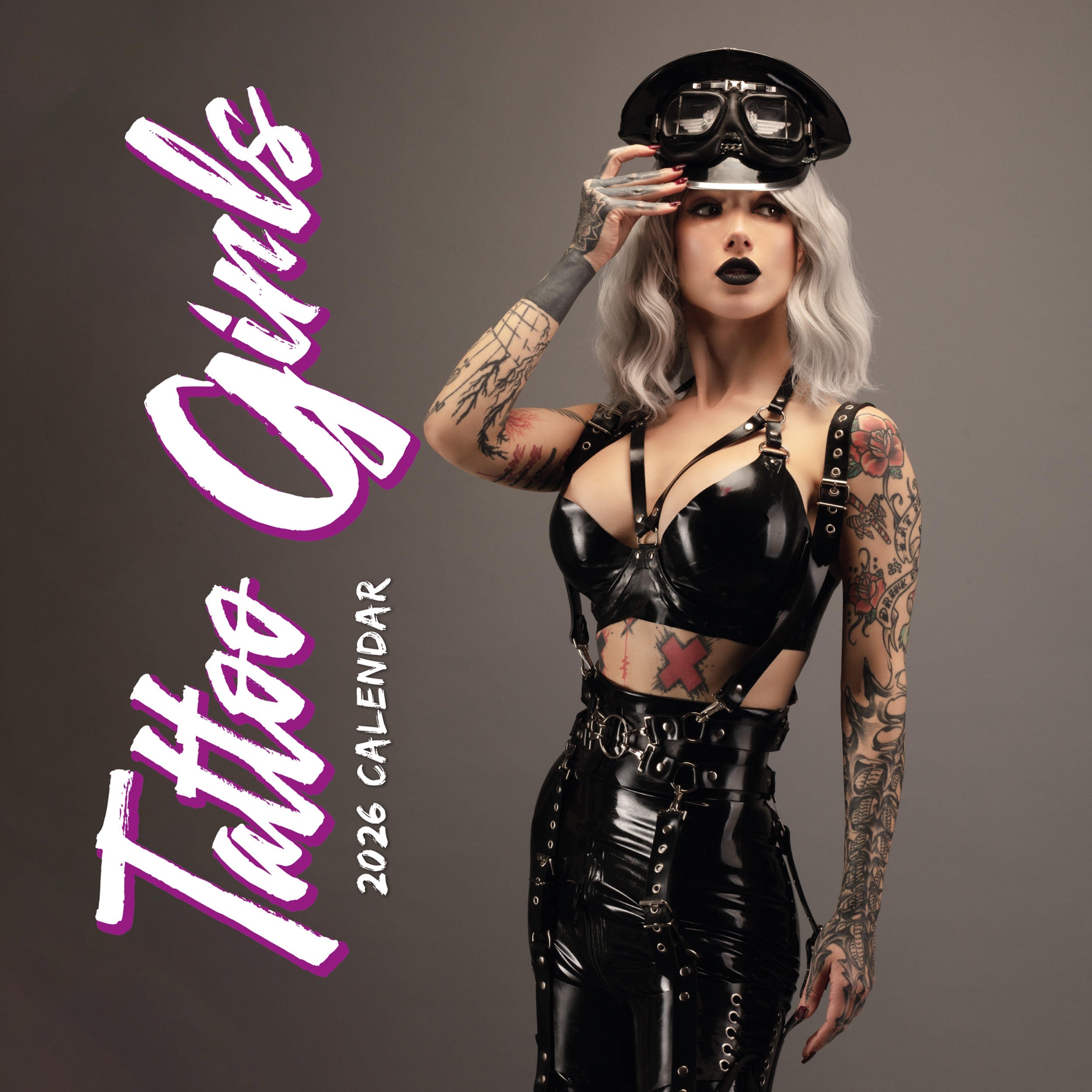 2026 Tattoo Girls - Square Wall Calendar