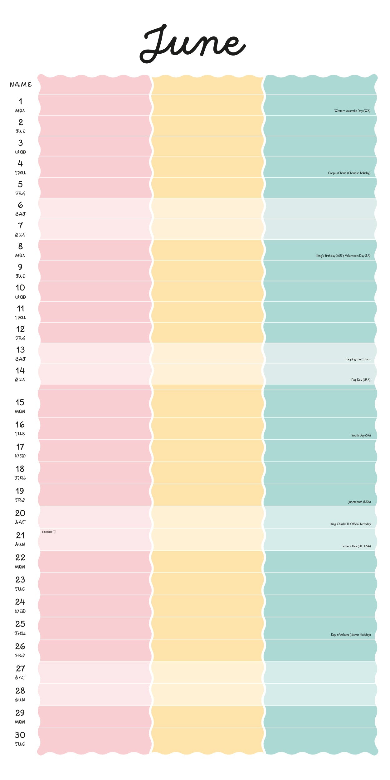 2026 You, Me & Us - Square Wall Calendar