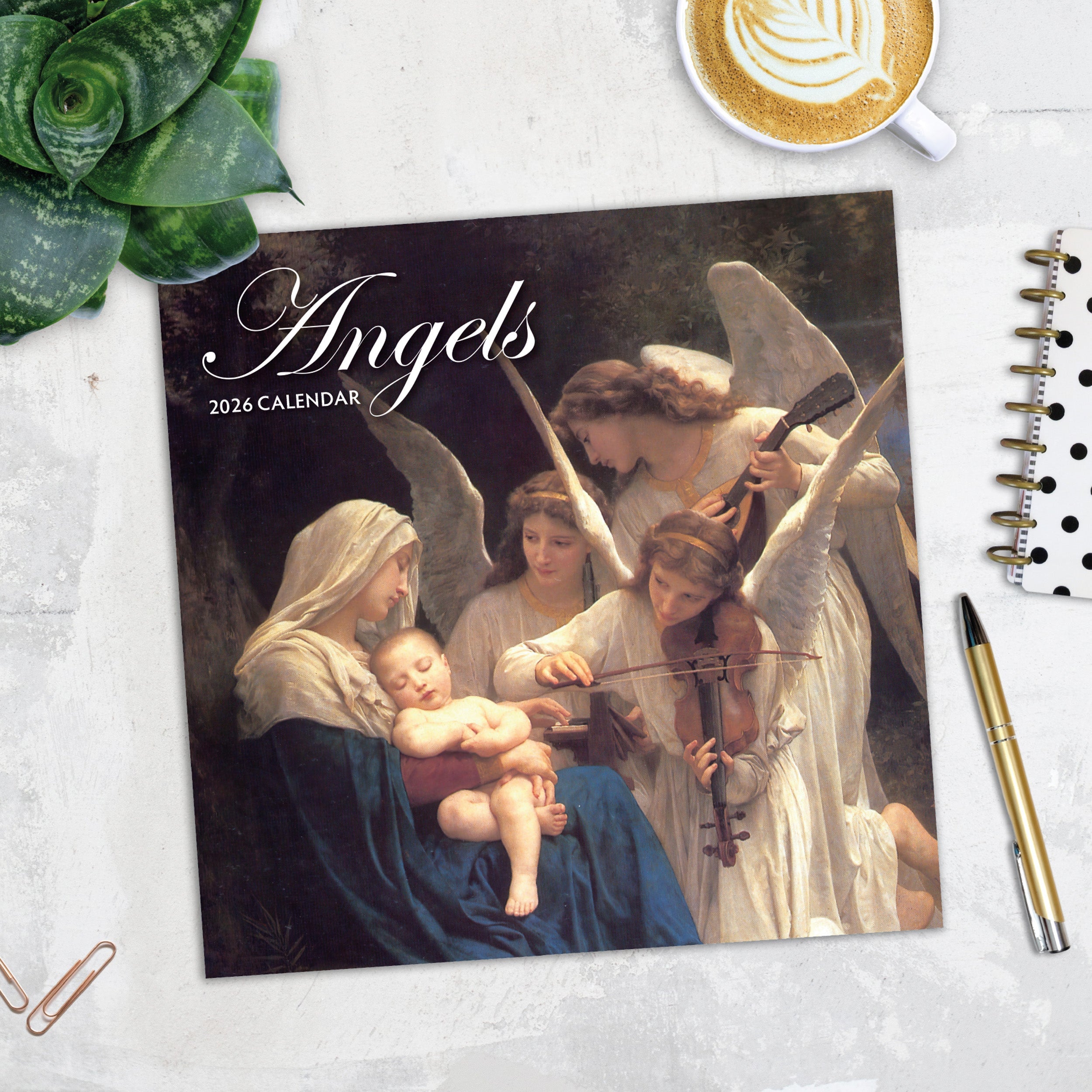 2026 Angels - Square Wall Calendar