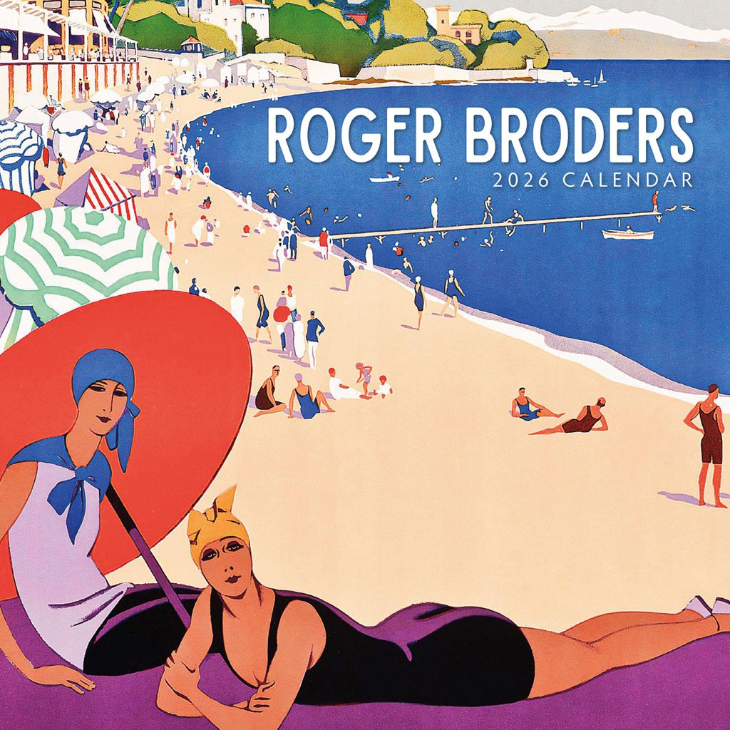 2026 Roger Broders - Square Wall Calendar
