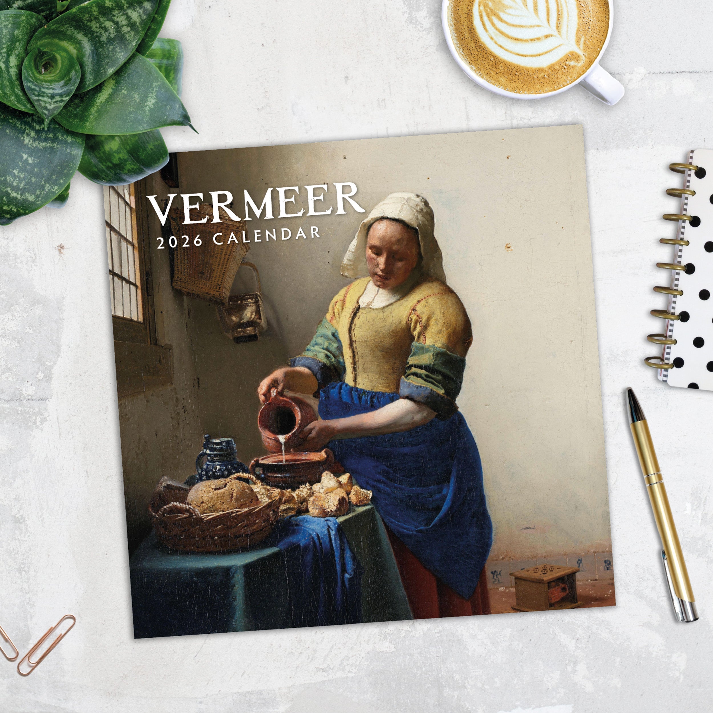 2026 Vermeer - Square Wall Calendar