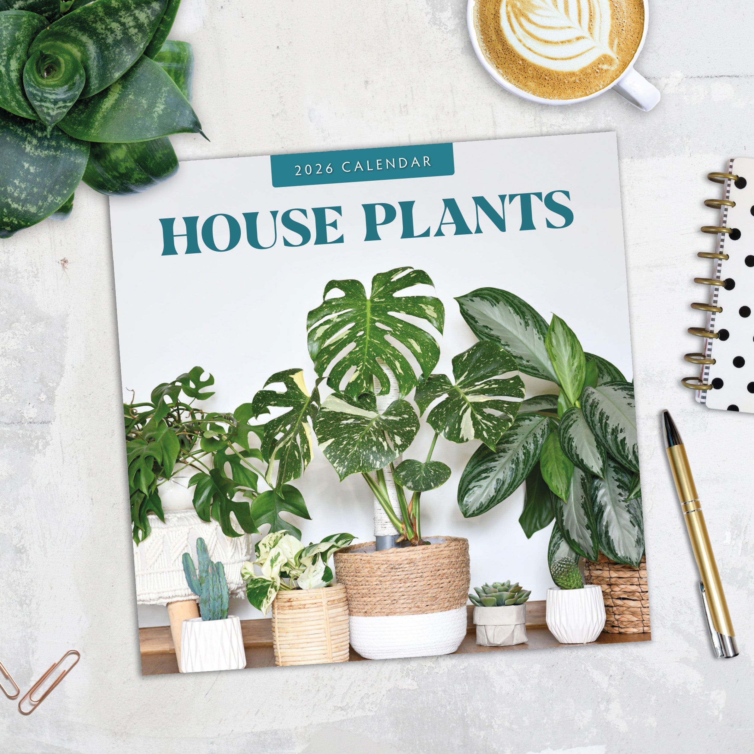 2026 House Plants - Square Wall Calendar